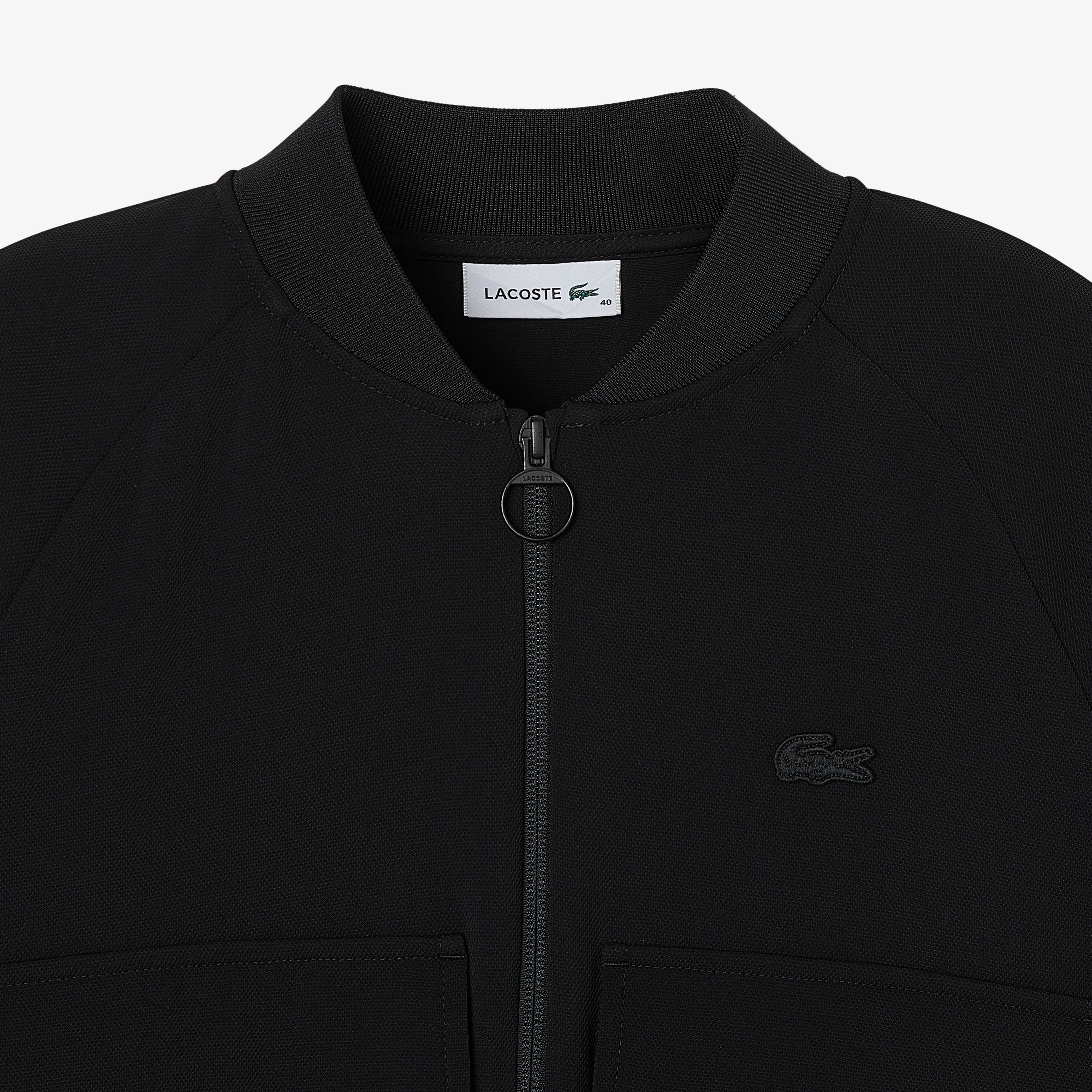 Kadın Regular Fit Fermuarlı Siyah Ceket