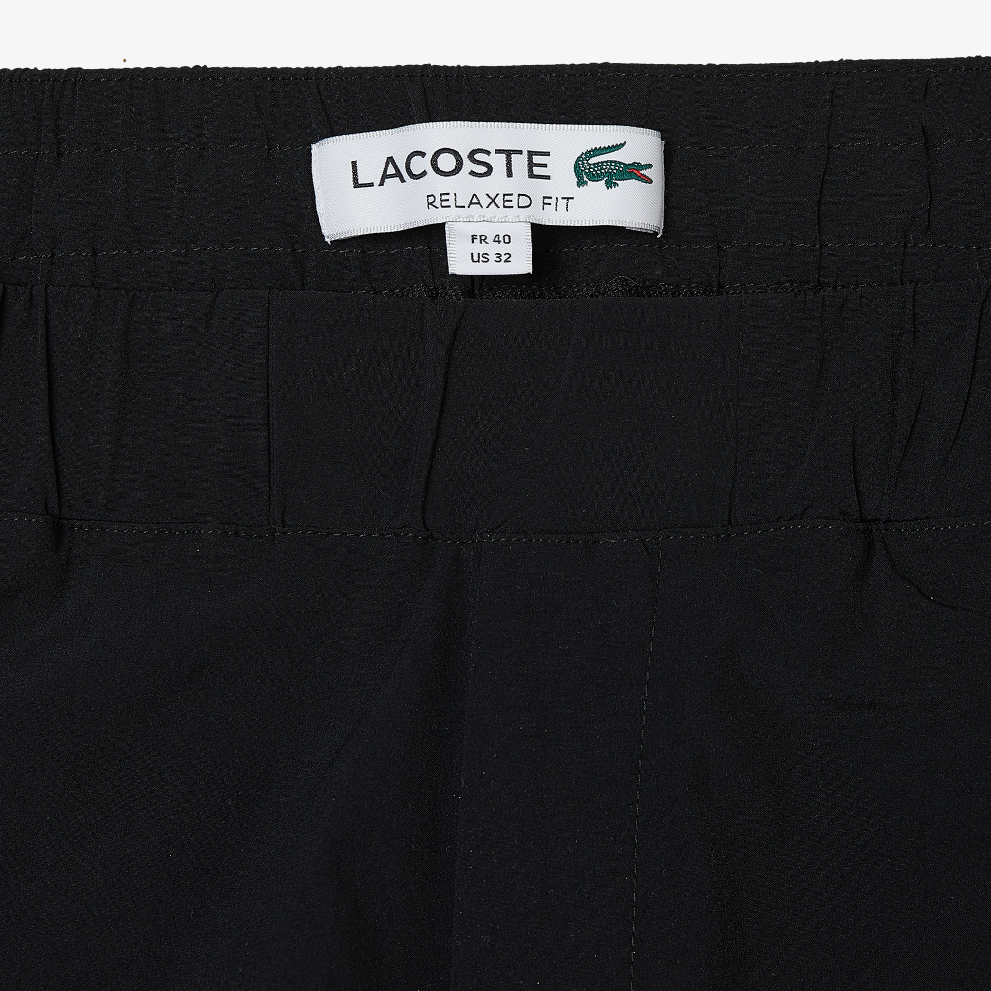 Lacoste Erkek Relaxed Fit Siyah Pantolon görsel 5