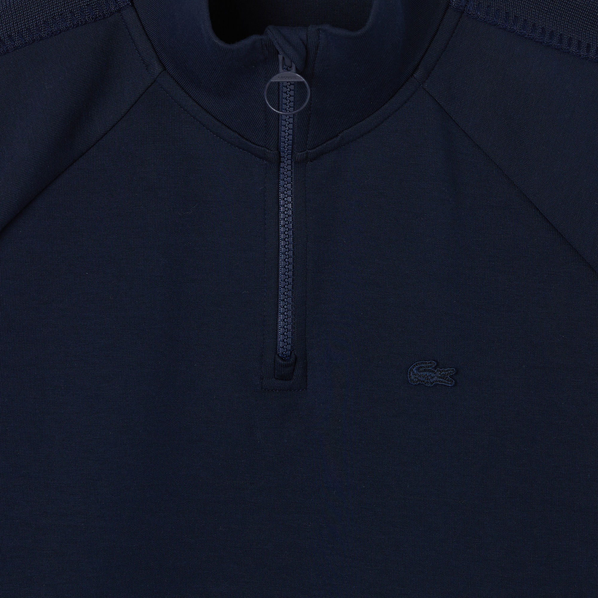 Kadın Loose Fit Dik Yaka Lacivert Sweatshirt