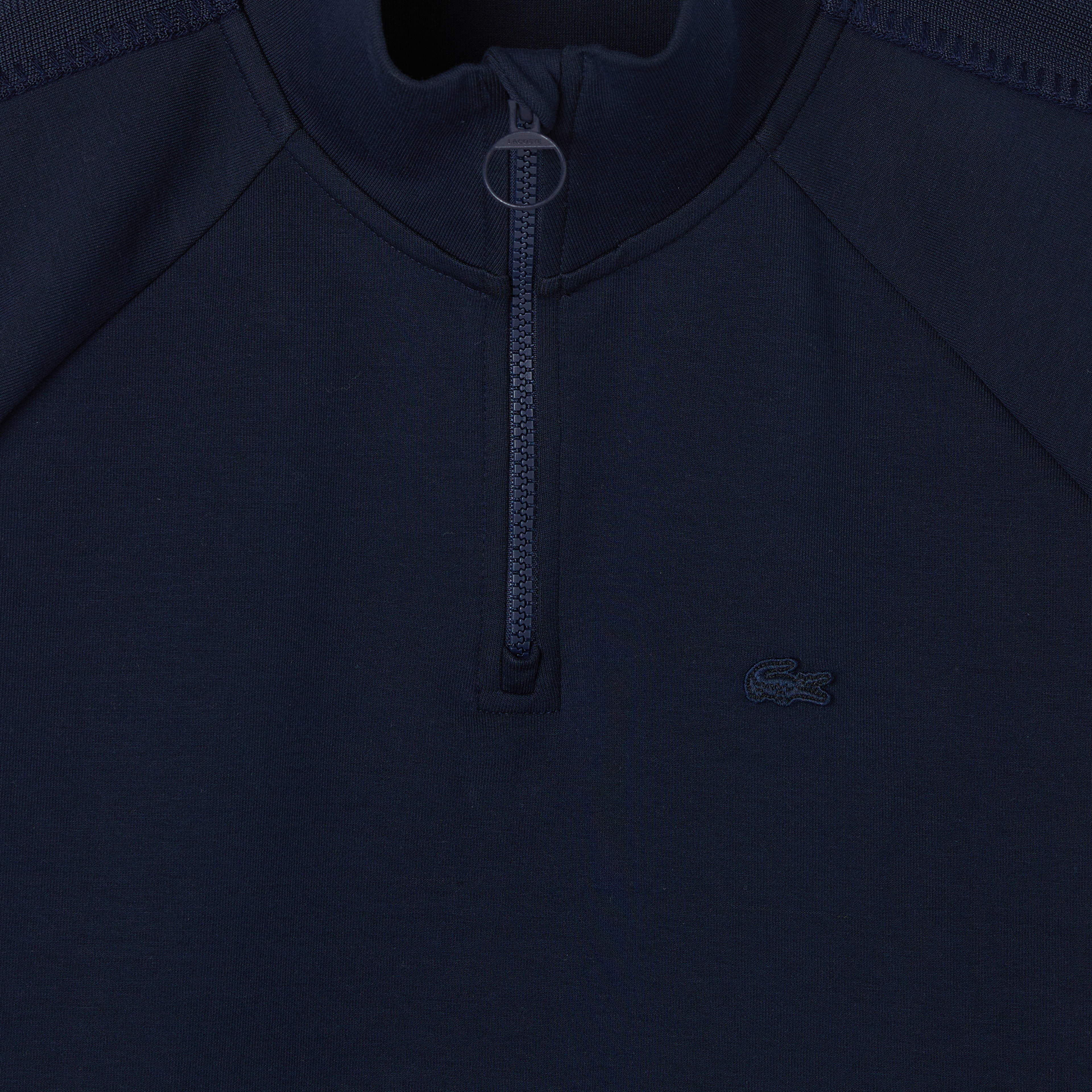 Kadın Loose Fit Dik Yaka Lacivert Sweatshirt