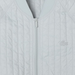 Erkek Relaxed Fit Fermuarlı Gri Bomber Ceket Gri