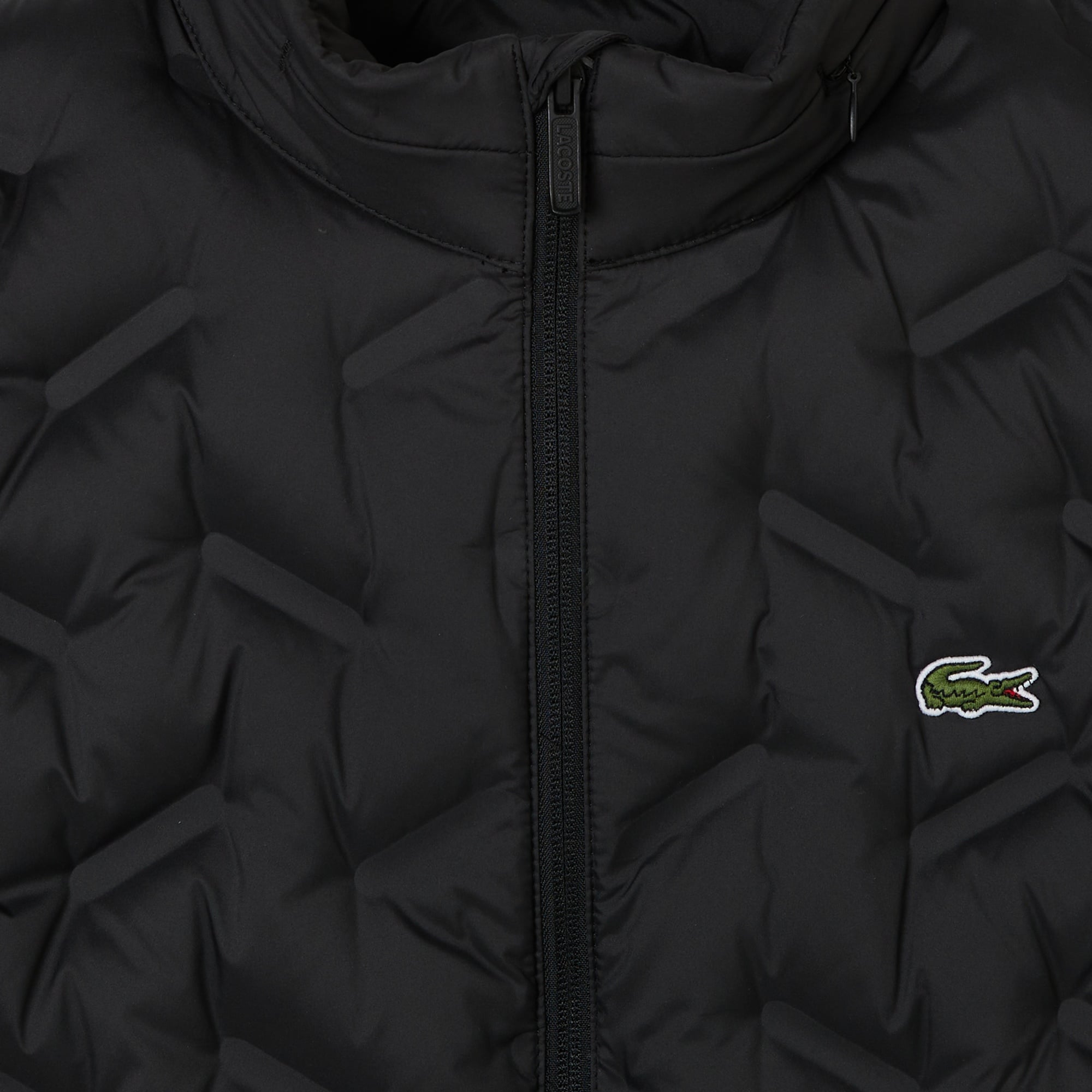 Erkek Regular Fit Dik Yaka Kapitone Siyah Yelek