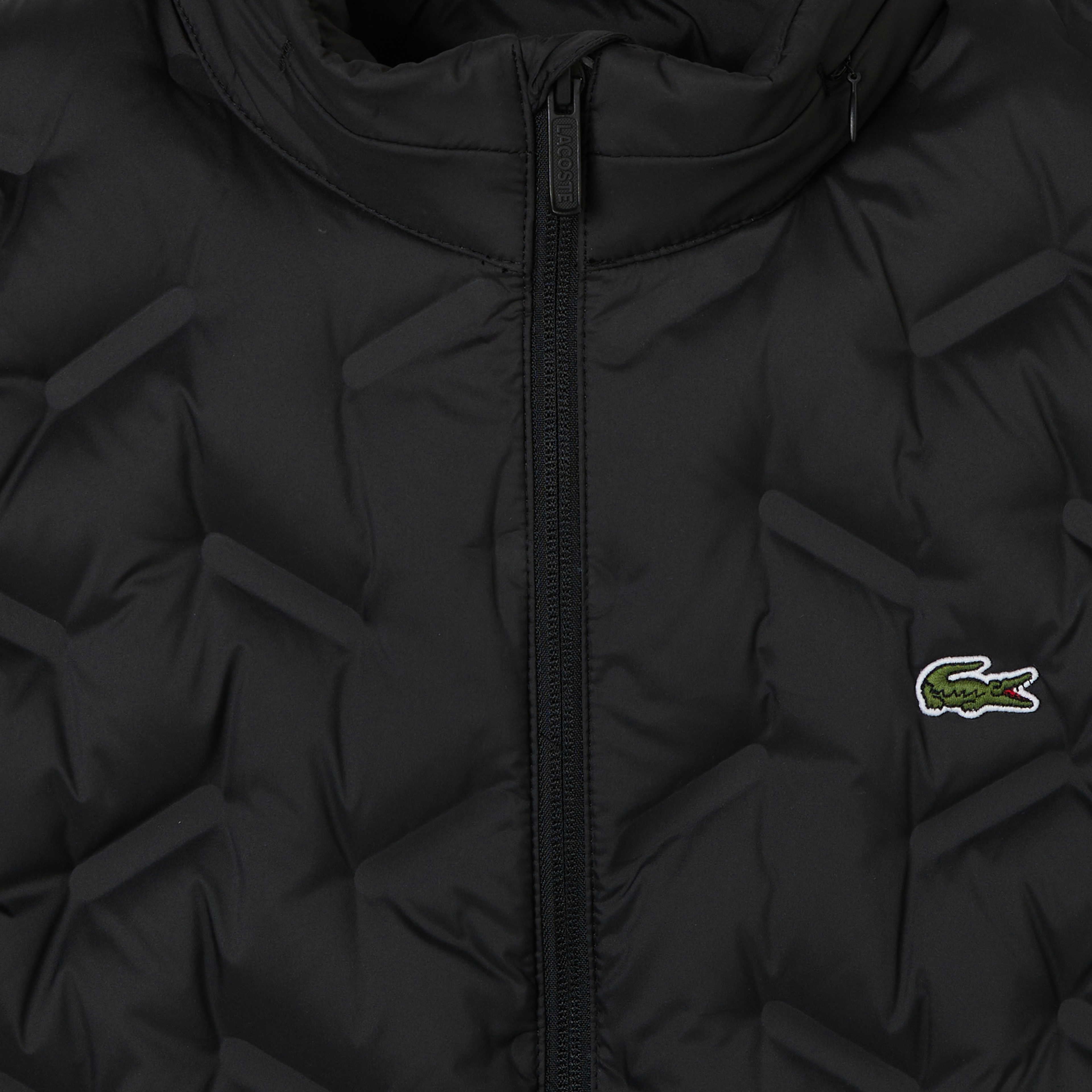 Erkek Regular Fit Dik Yaka Kapitone Siyah Yelek