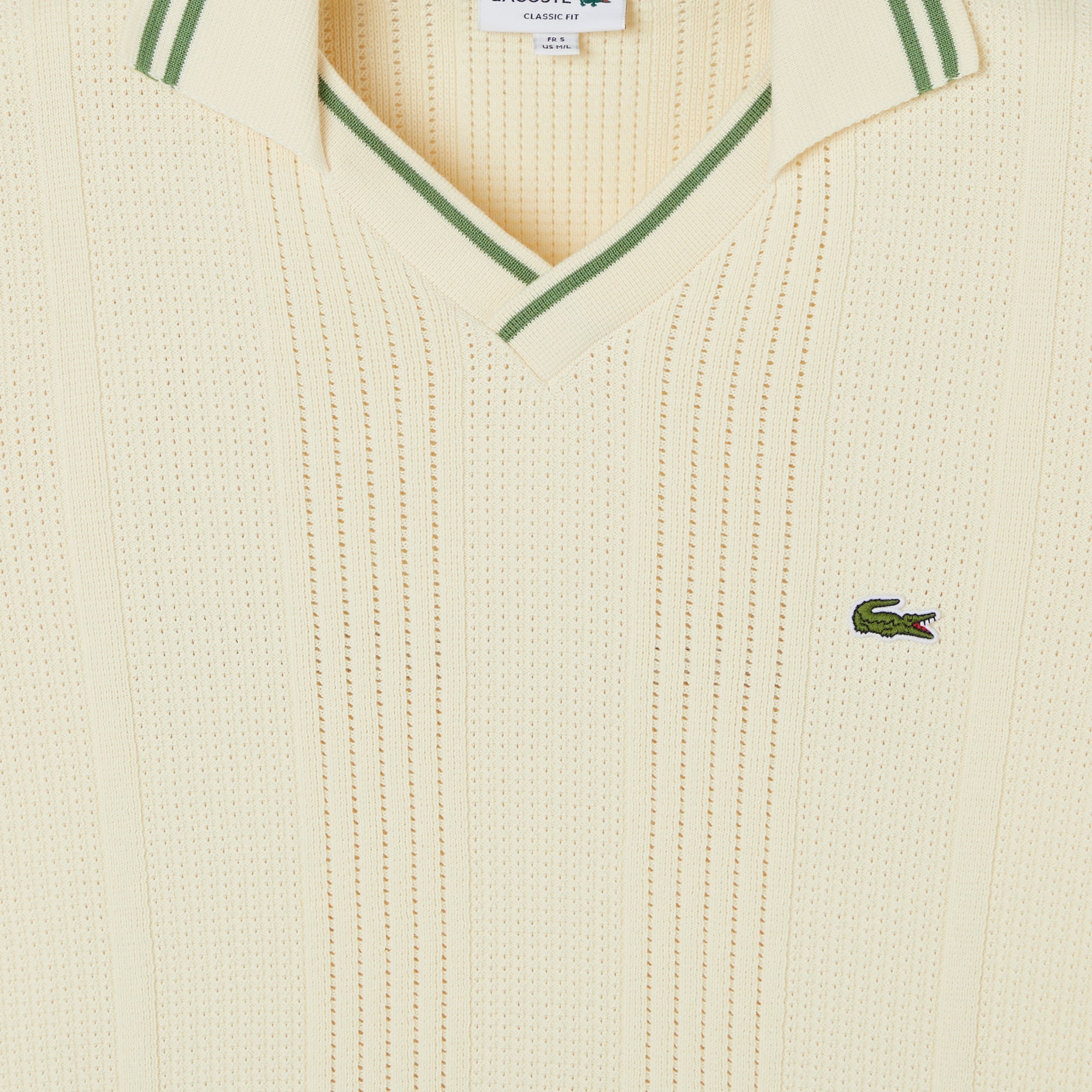 Erkek Classic Fit Kısa Kollu Polo Yaka Bej Triko