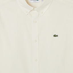 Erkek Slim Fit Düğmeli Yaka Bej Gömlek Bej