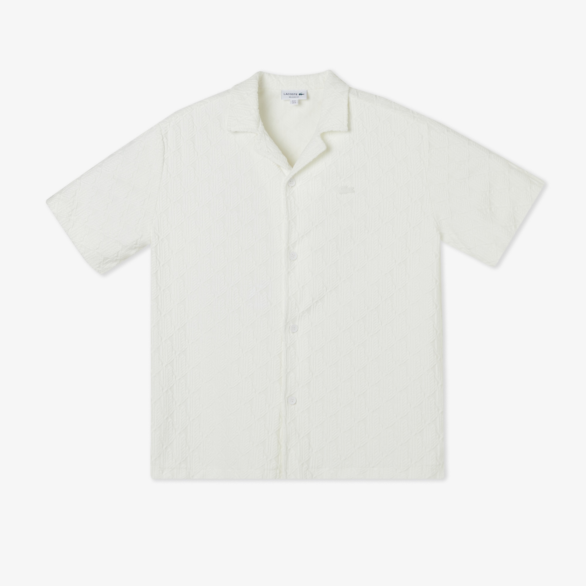 Erkek Relaxed Fit Kısa Kollu Lacivert Gömlek