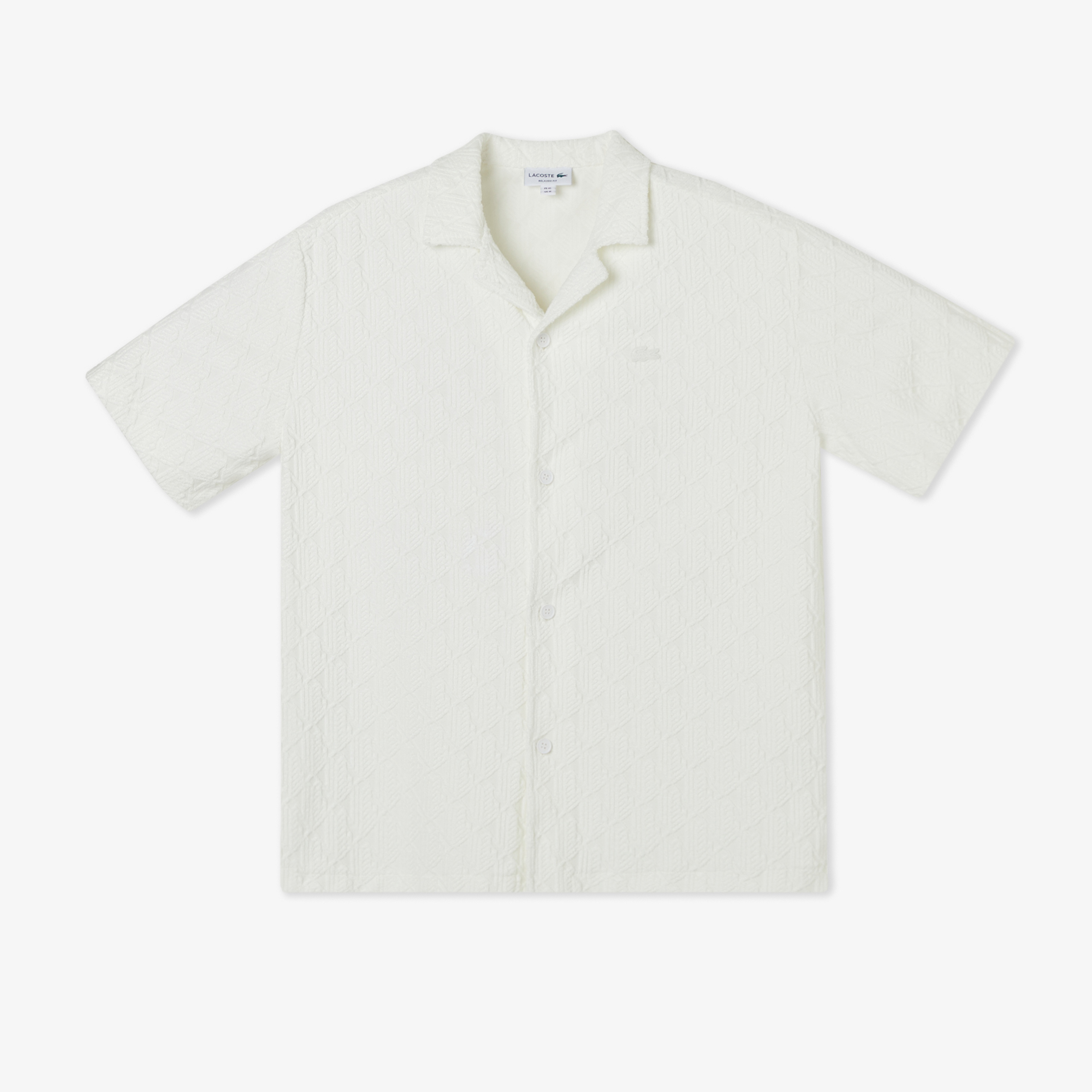 Erkek Relaxed Fit Kısa Kollu Lacivert Gömlek