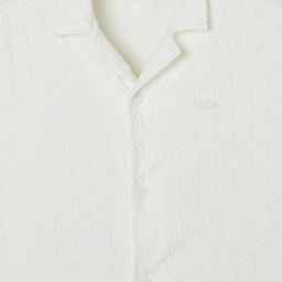 Erkek Relaxed Fit Kısa Kollu Lacivert Gömlek Lacivert