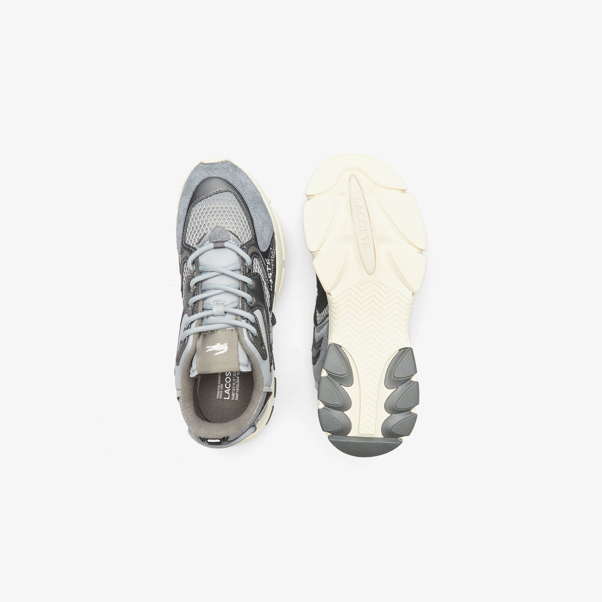 Lacoste L003 Neo Erkek Gri Sneaker görsel 4