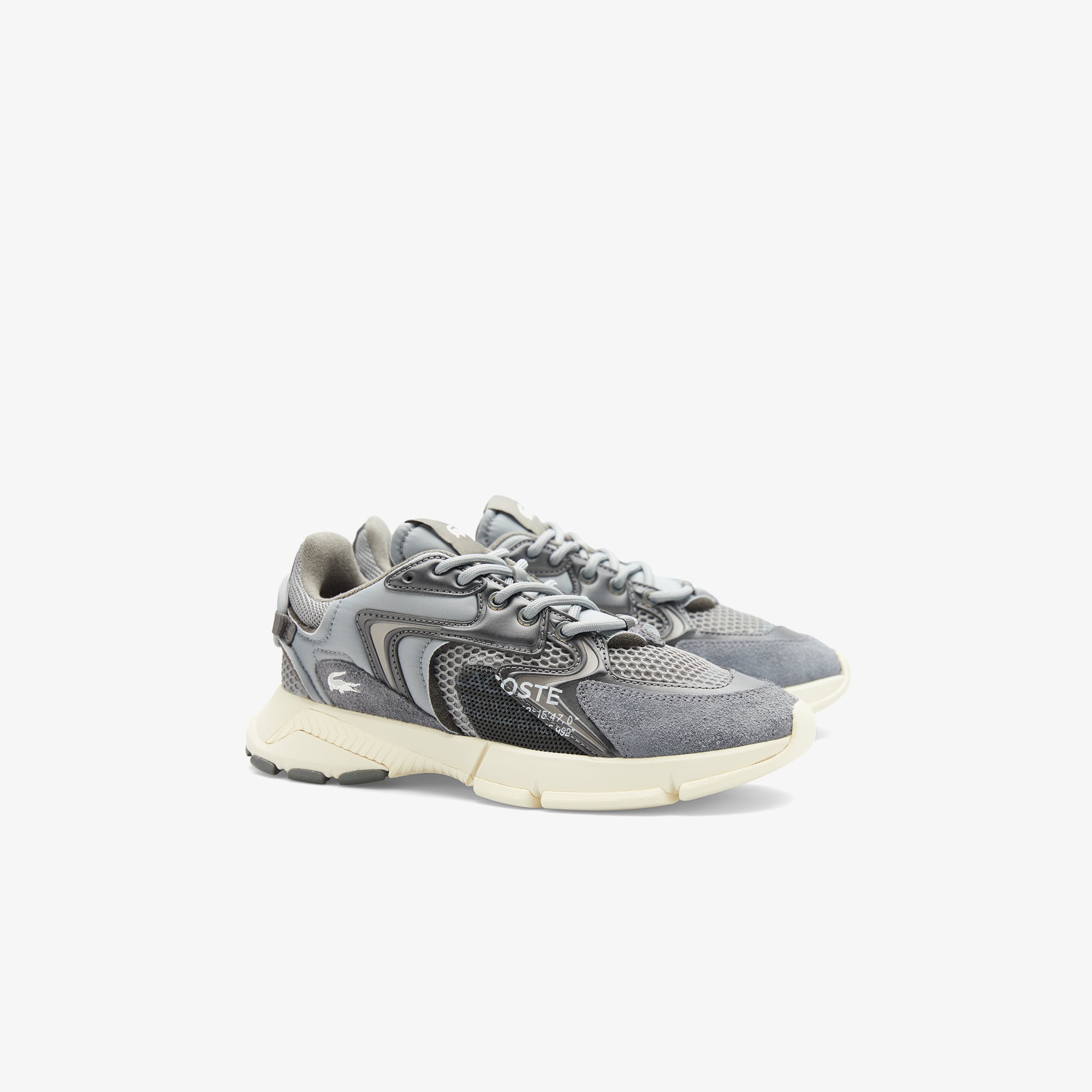 Lacoste L003 Neo Erkek Gri Sneaker görsel 2