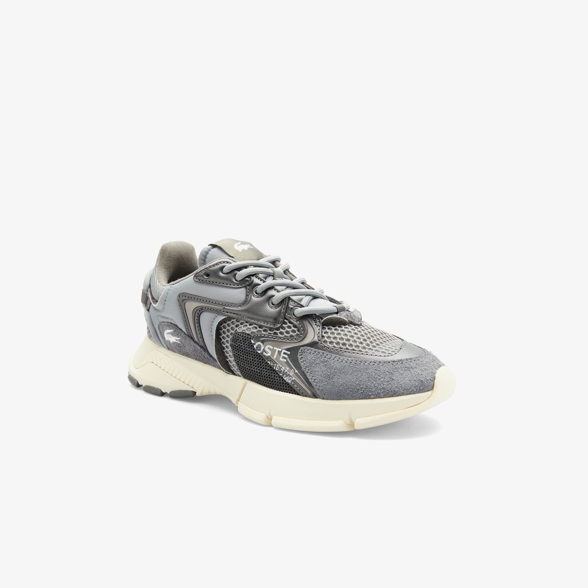 Lacoste L003 Neo Erkek Gri Sneaker görsel 6
