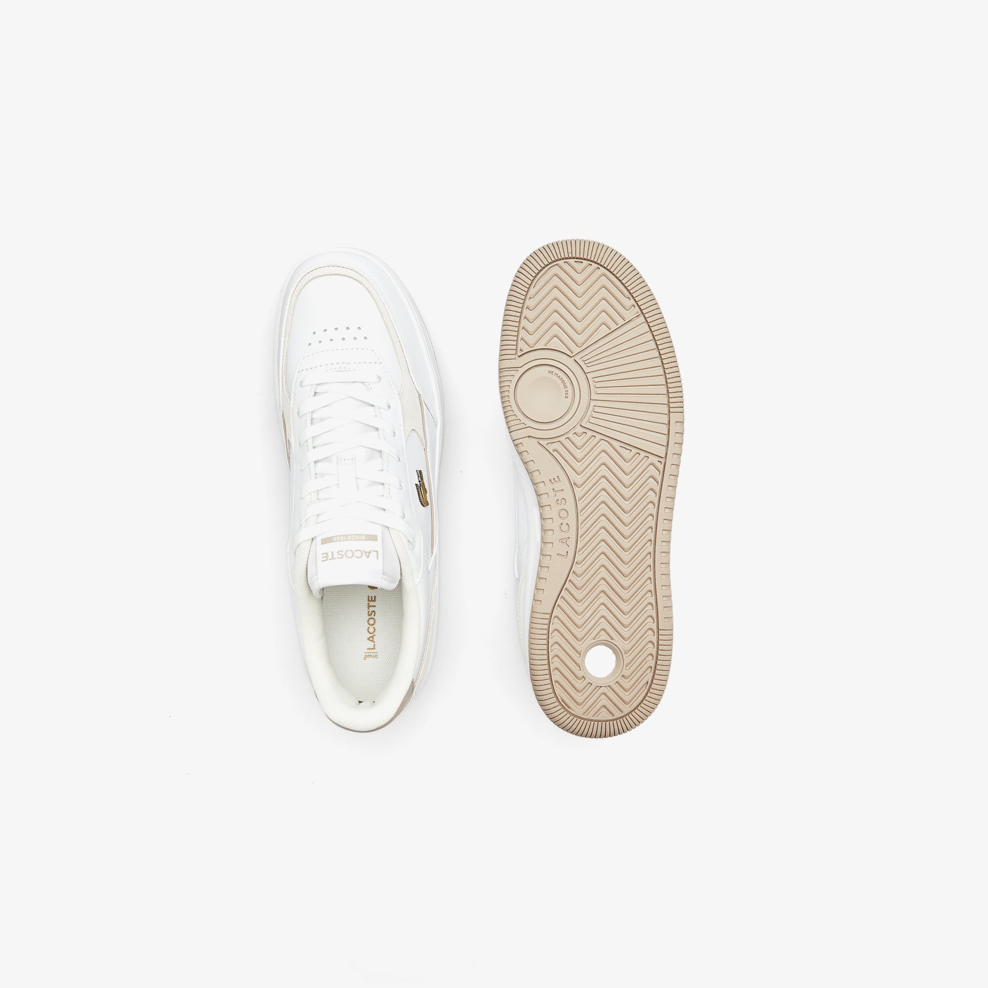 Lacoste L001 Ace Erkek Beyaz Sneaker görsel 4