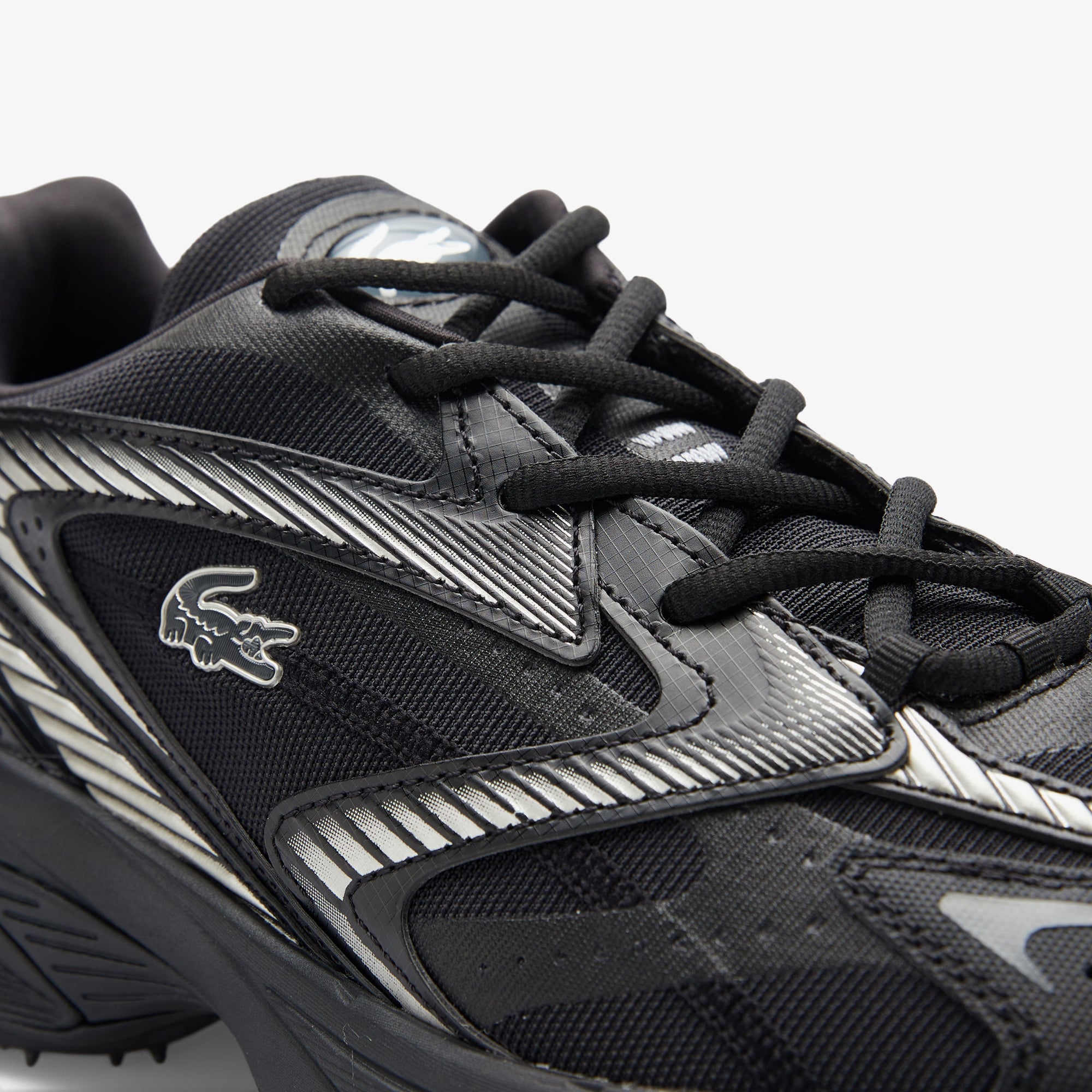 Lacoste L003 Neo Shot Erkek Siyah Sneaker görsel 6