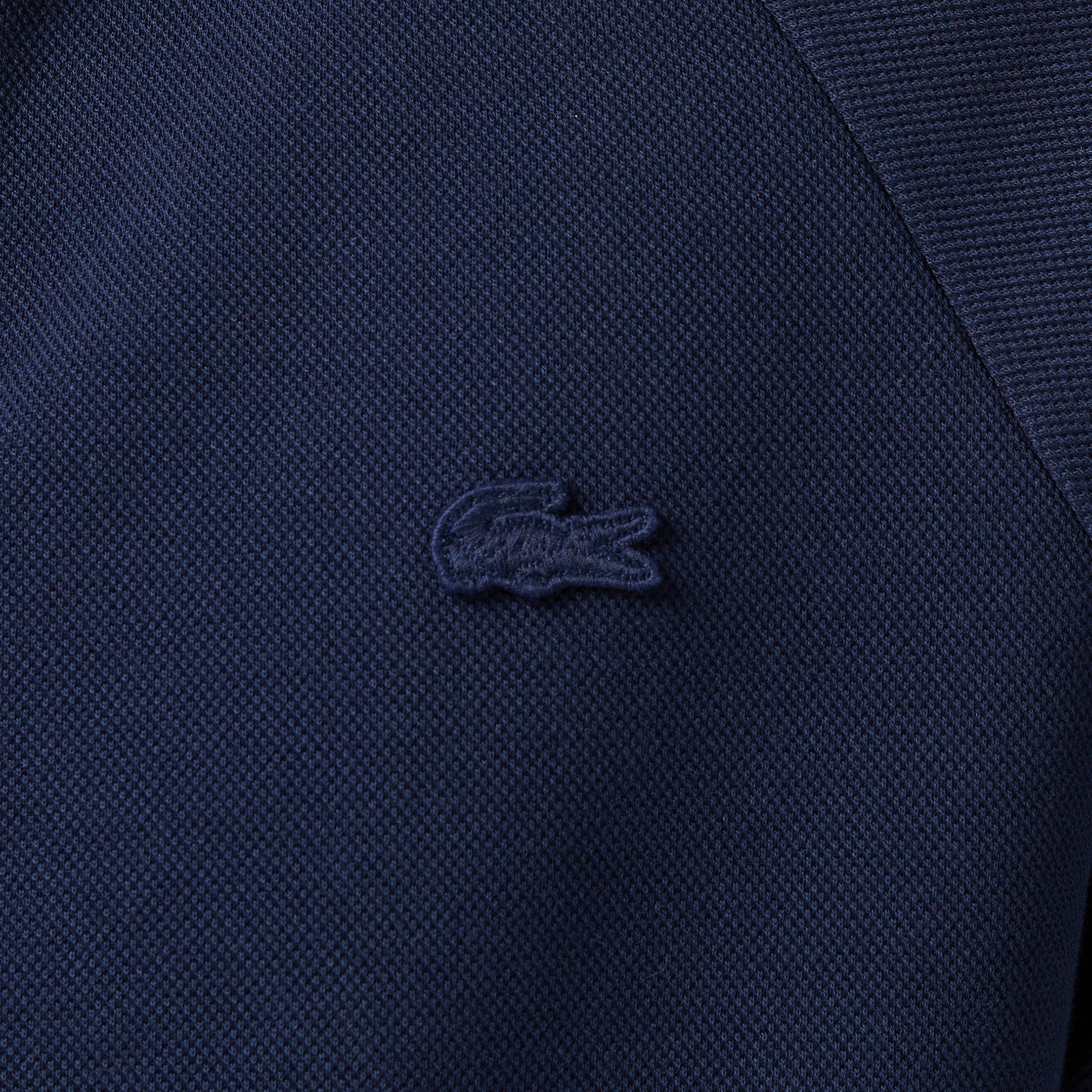 Lacoste Erkek Regular Fit Fermuarlı Lacivert Sweatshirt görsel 5