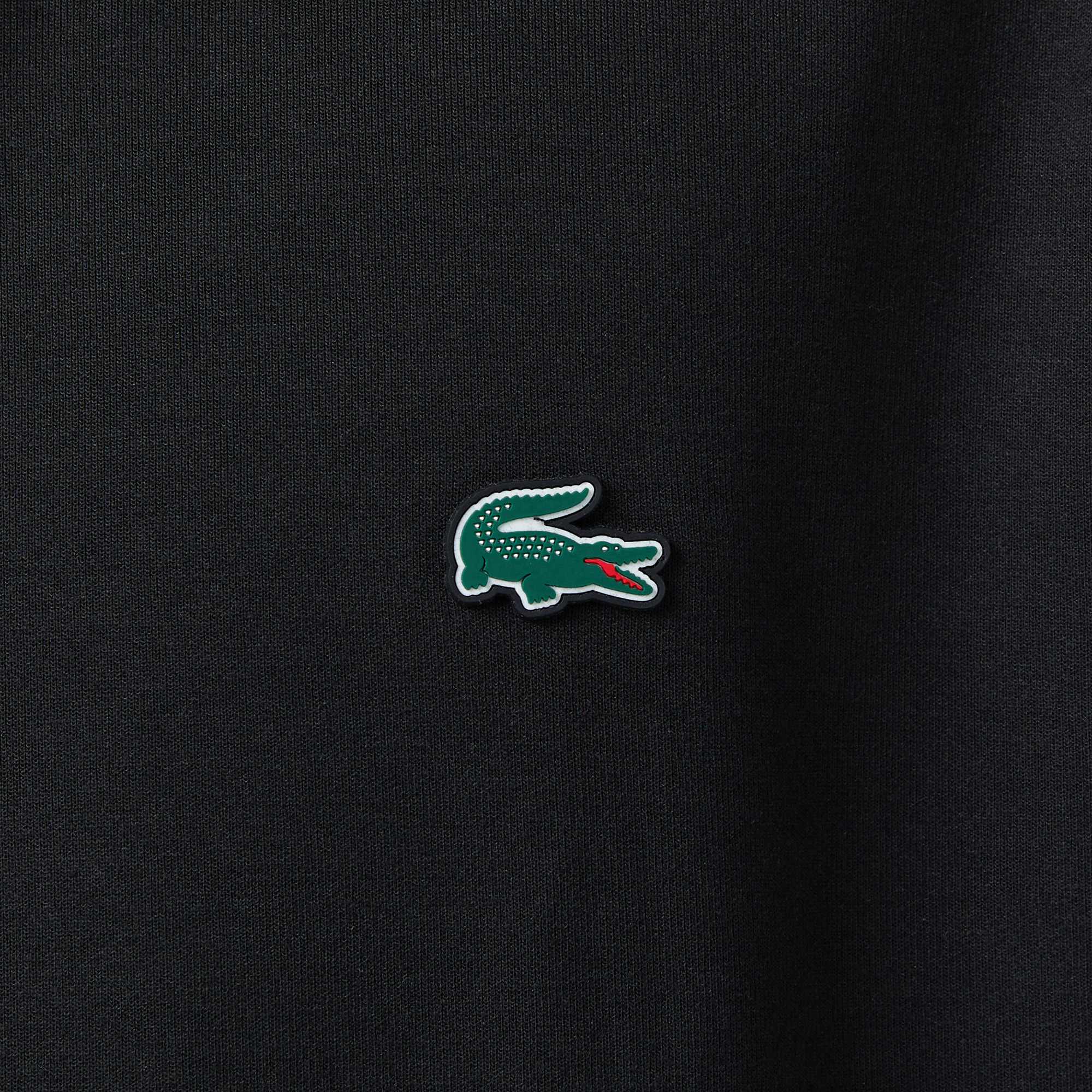 Lacoste Erkek Classic Fit Kapüşonlu Siyah Sweatshirt görsel 5