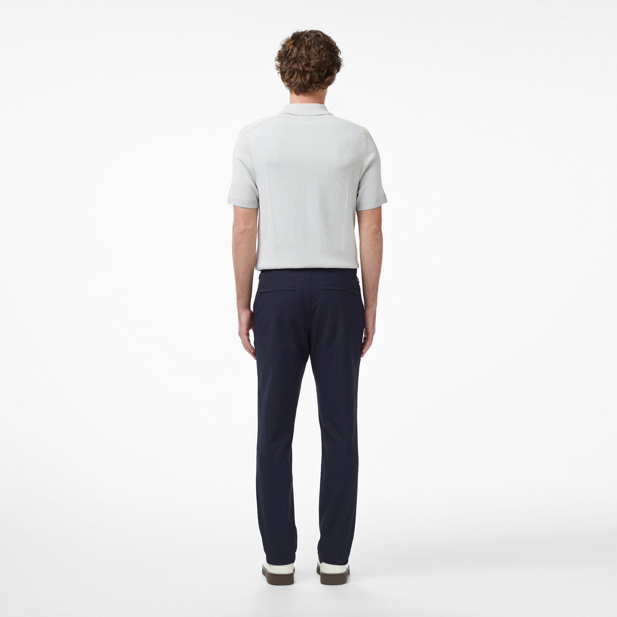 Erkek Slim Fit Lacivert Chino Pantolon