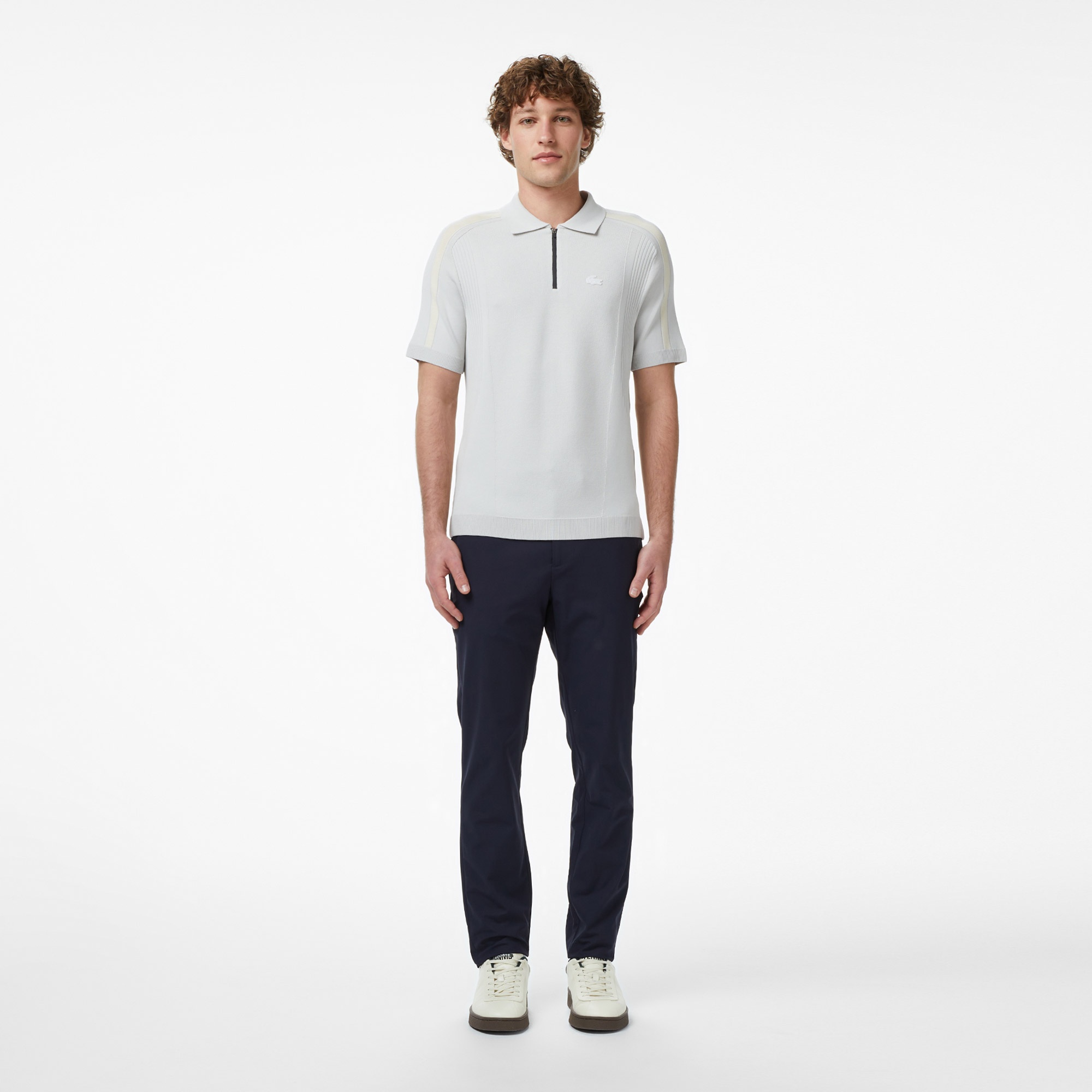 Erkek Slim Fit Lacivert Chino Pantolon