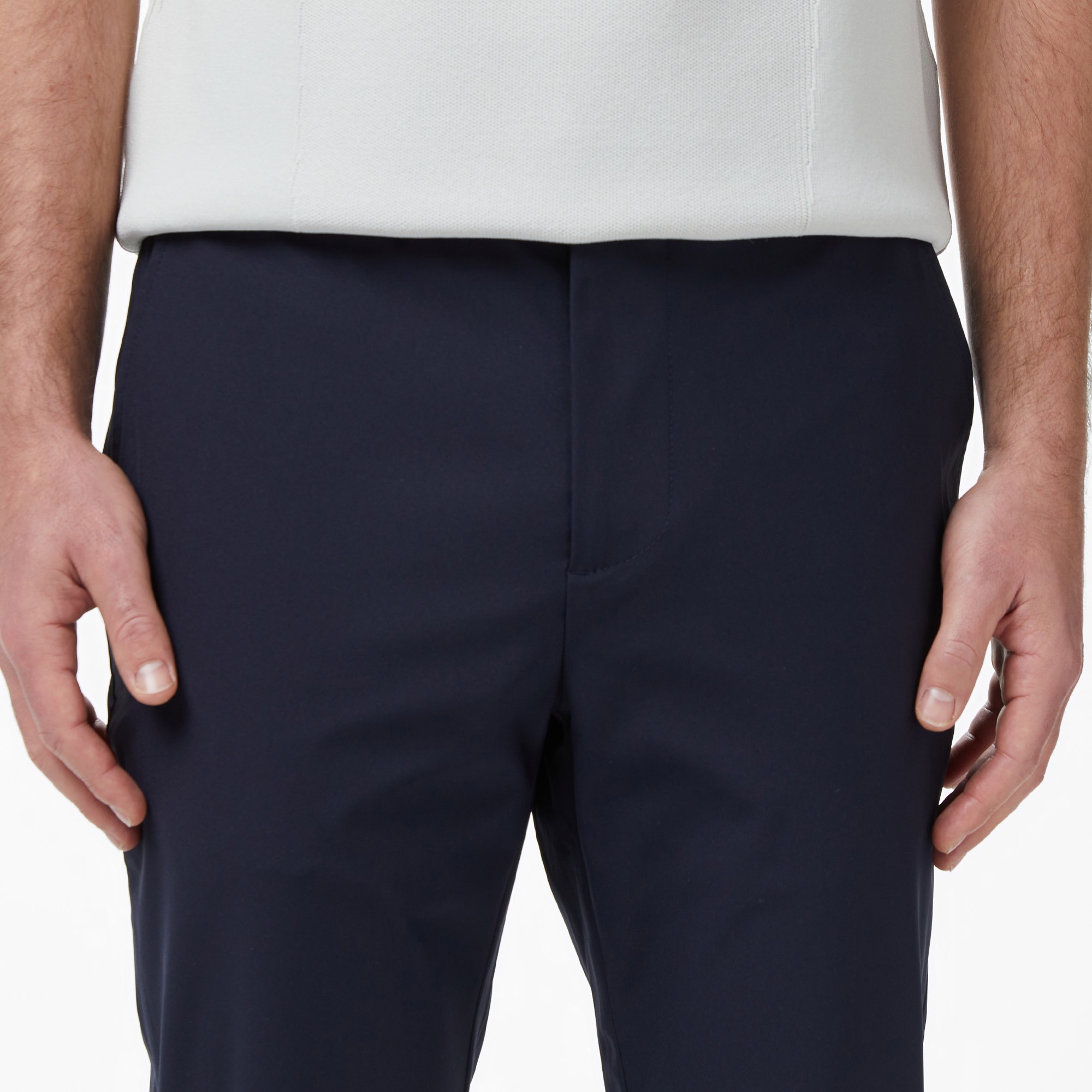 Erkek Slim Fit Lacivert Chino Pantolon