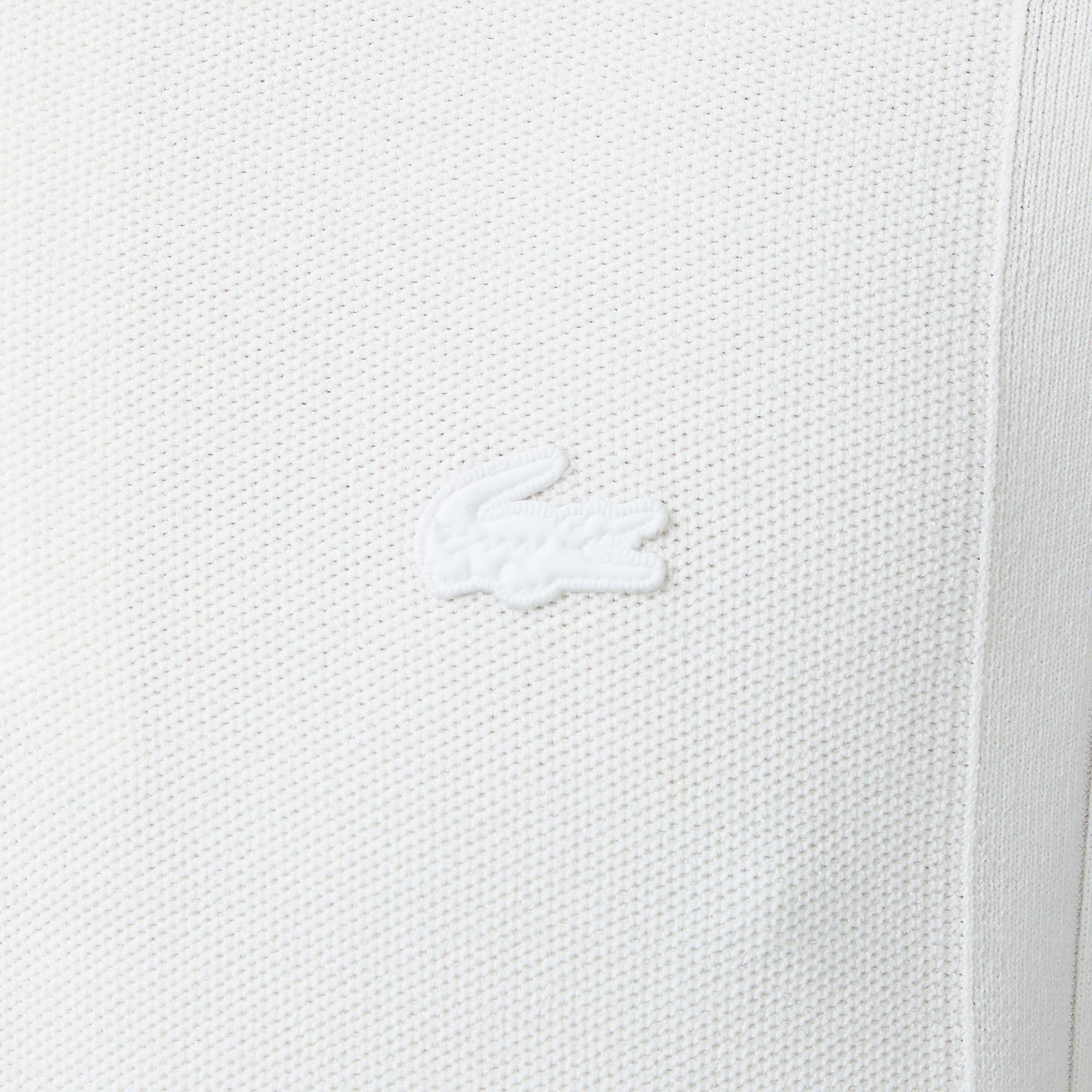 Lacoste Erkek Classic Fit Kısa Kollu Polo Yaka Krem Triko görsel 6