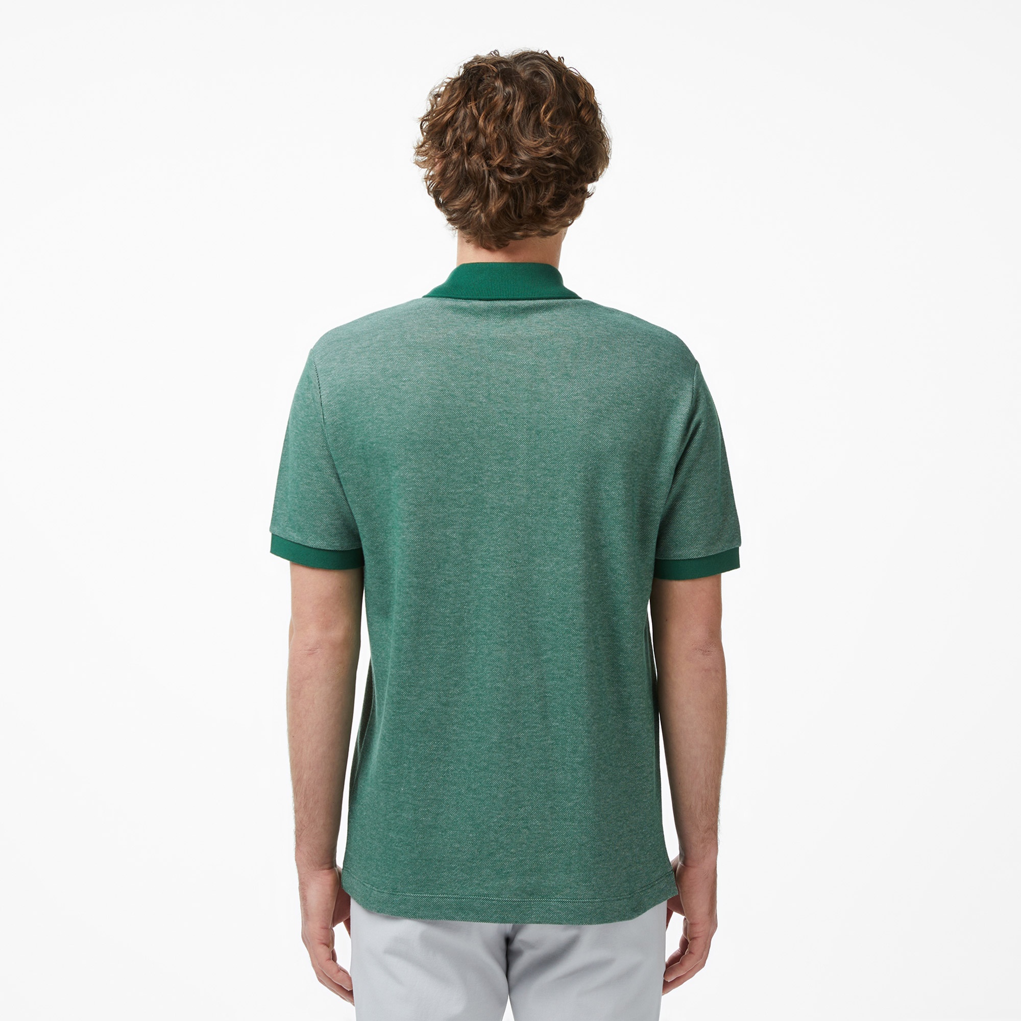 Erkek Relaxed Fit Koyu Yeşil Polo