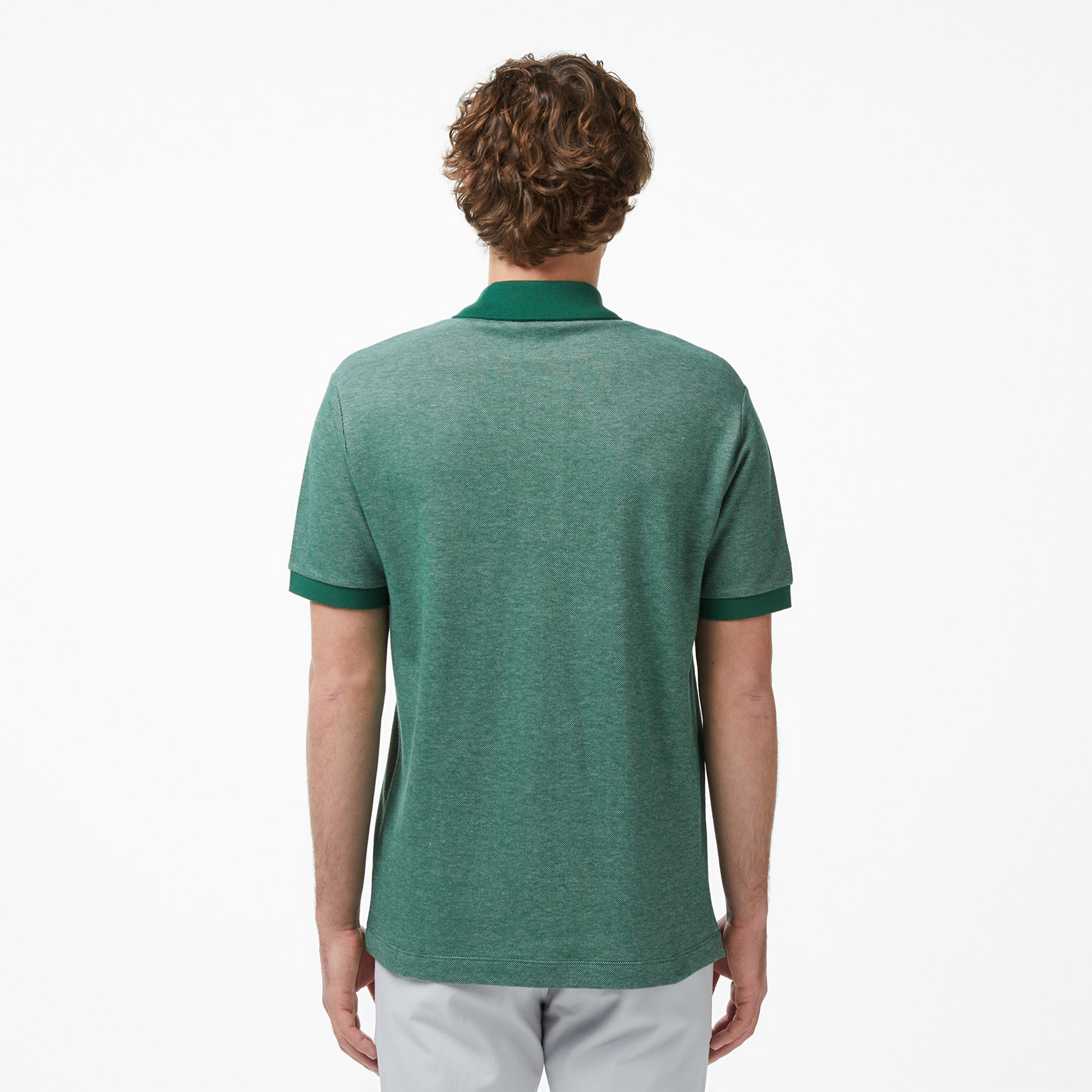 Erkek Relaxed Fit Koyu Yeşil Polo