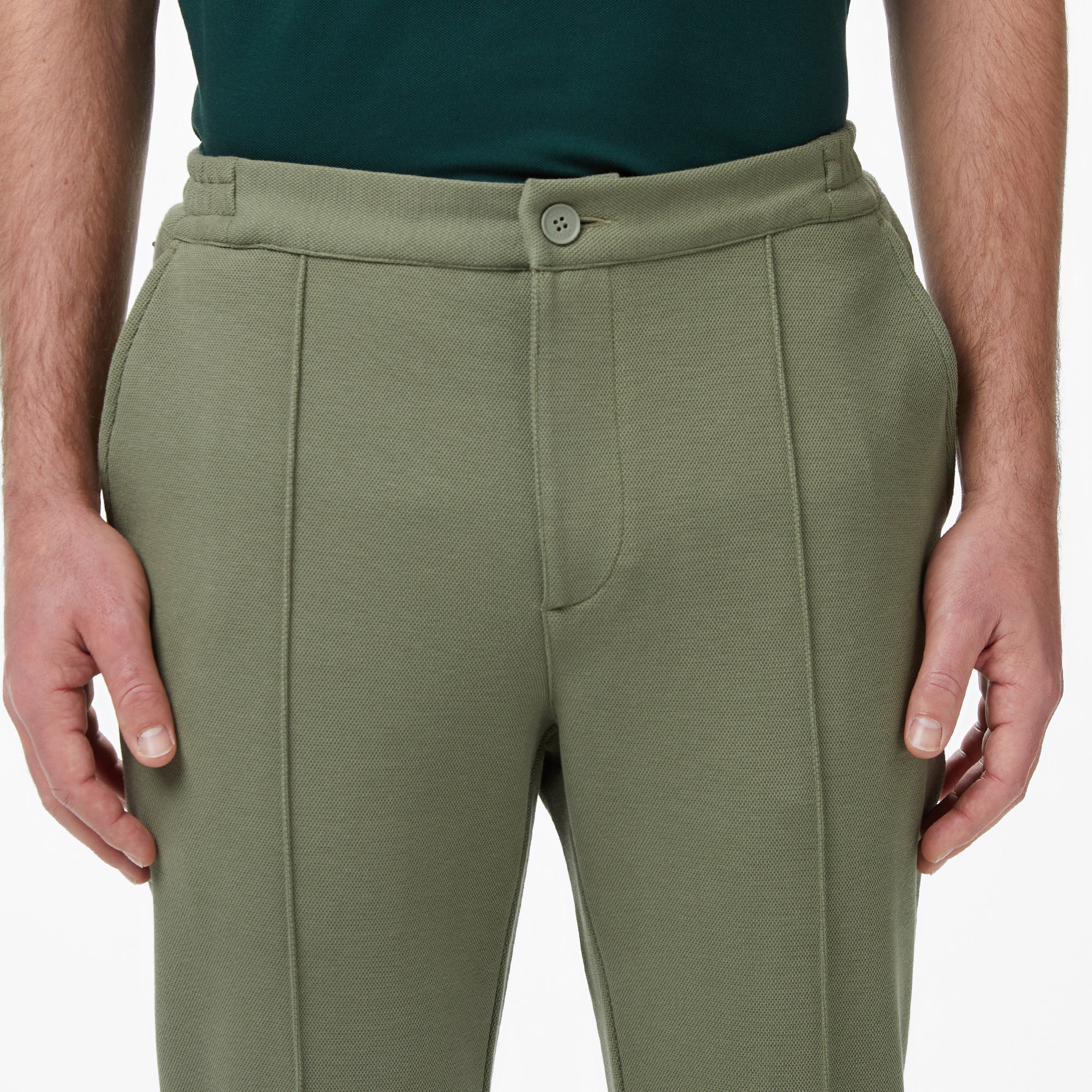 Erkek Regular Fit Haki Pantolon