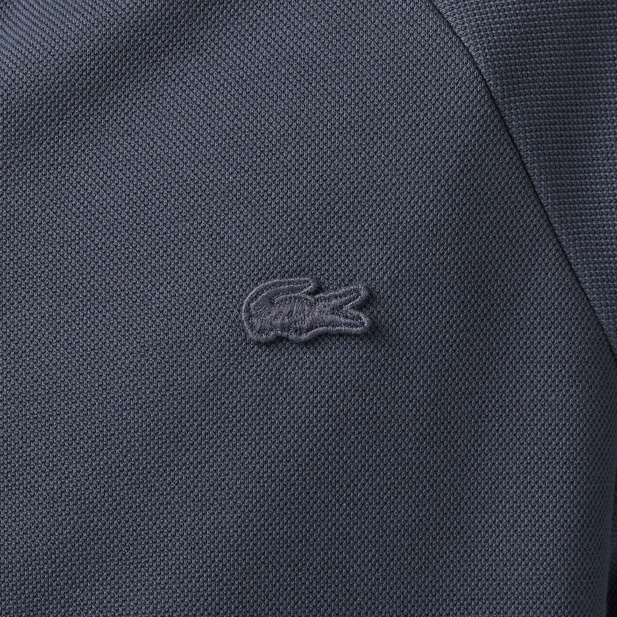 Lacoste Erkek Regular Fit Fermuarlı Koyu Gri Sweatshirt görsel 4