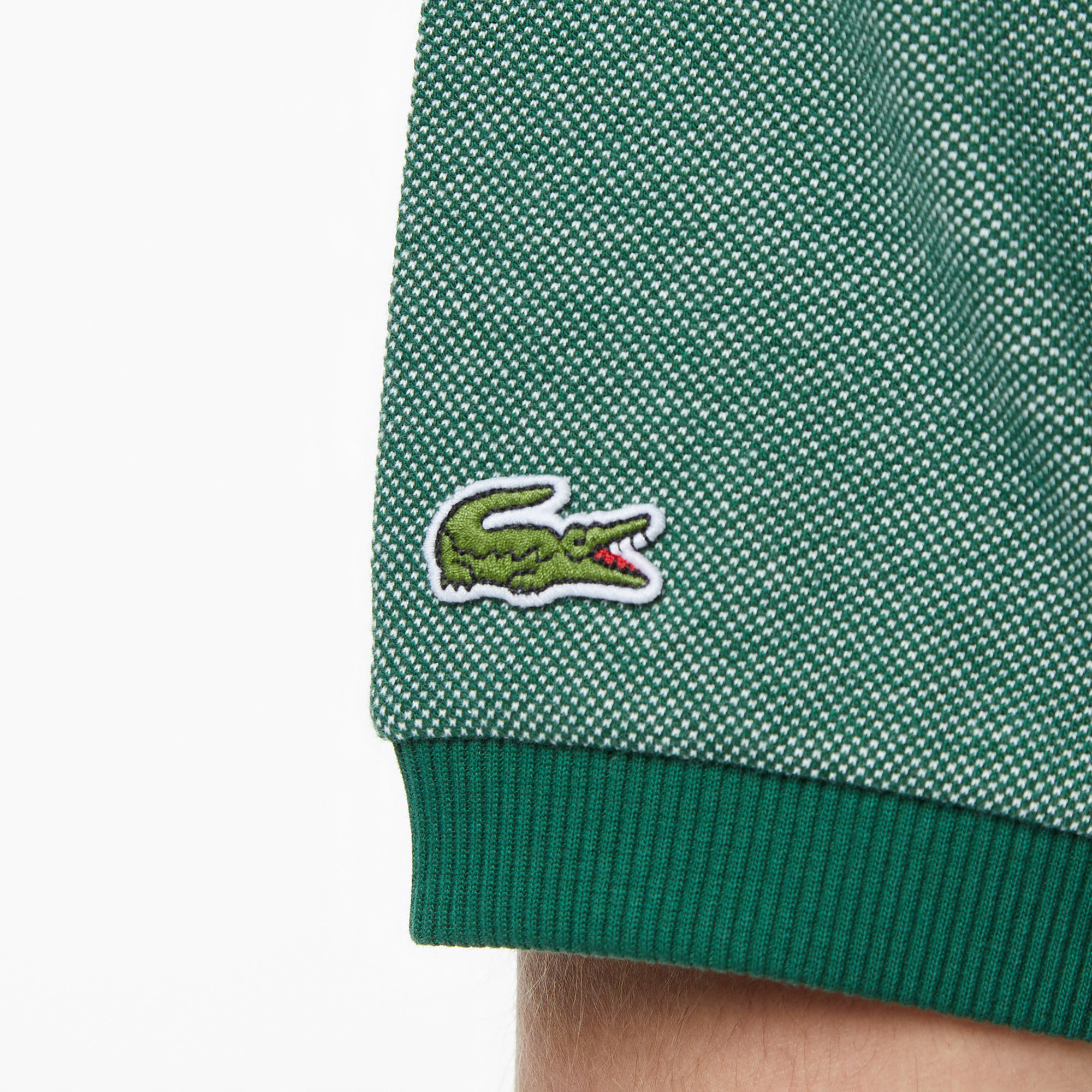 Lacoste Erkek Relaxed Fit Bisiklet Yaka Koyu Yeşil T-Shirt görsel 7