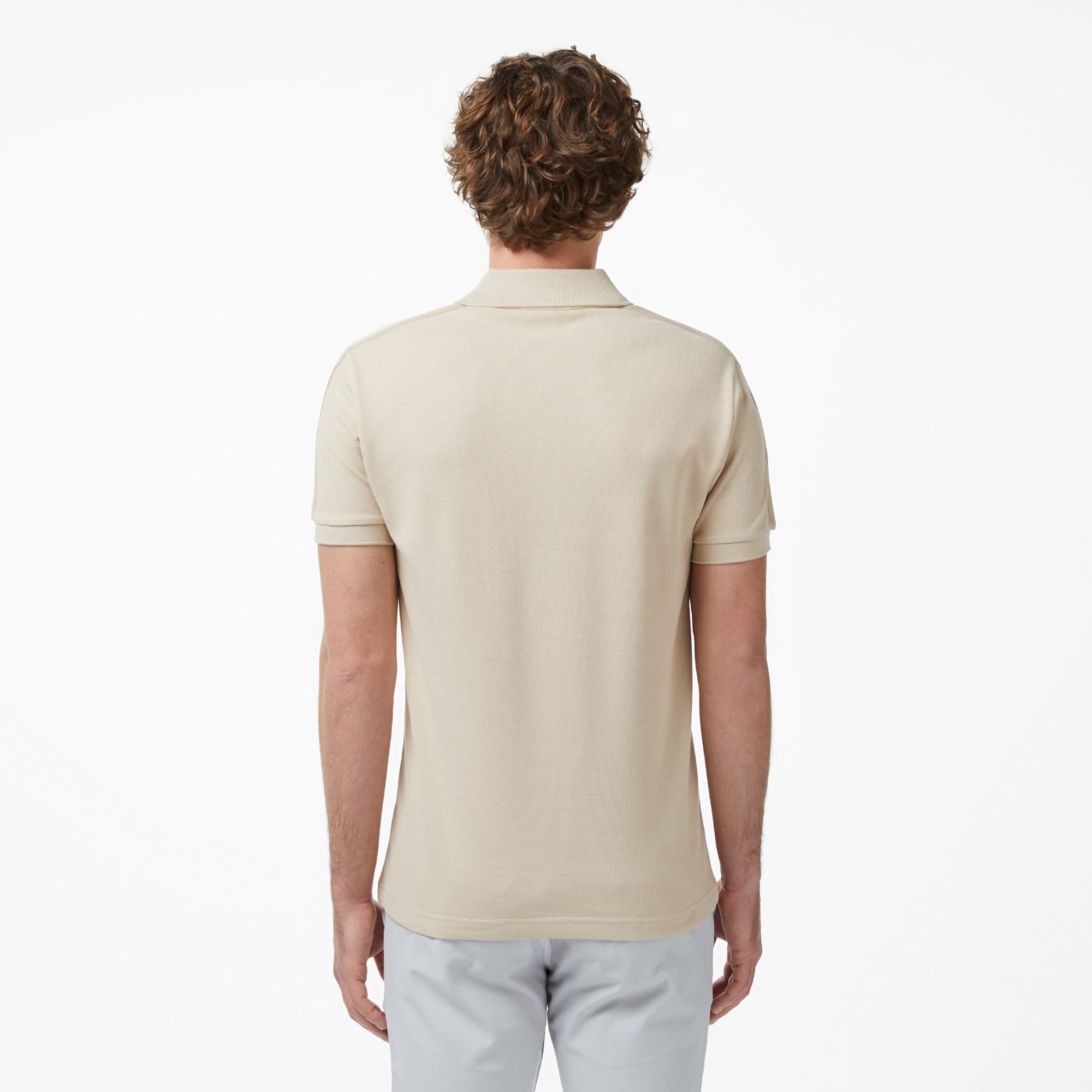 Lacoste Erkek Regular Fit Bej Polo görsel 5