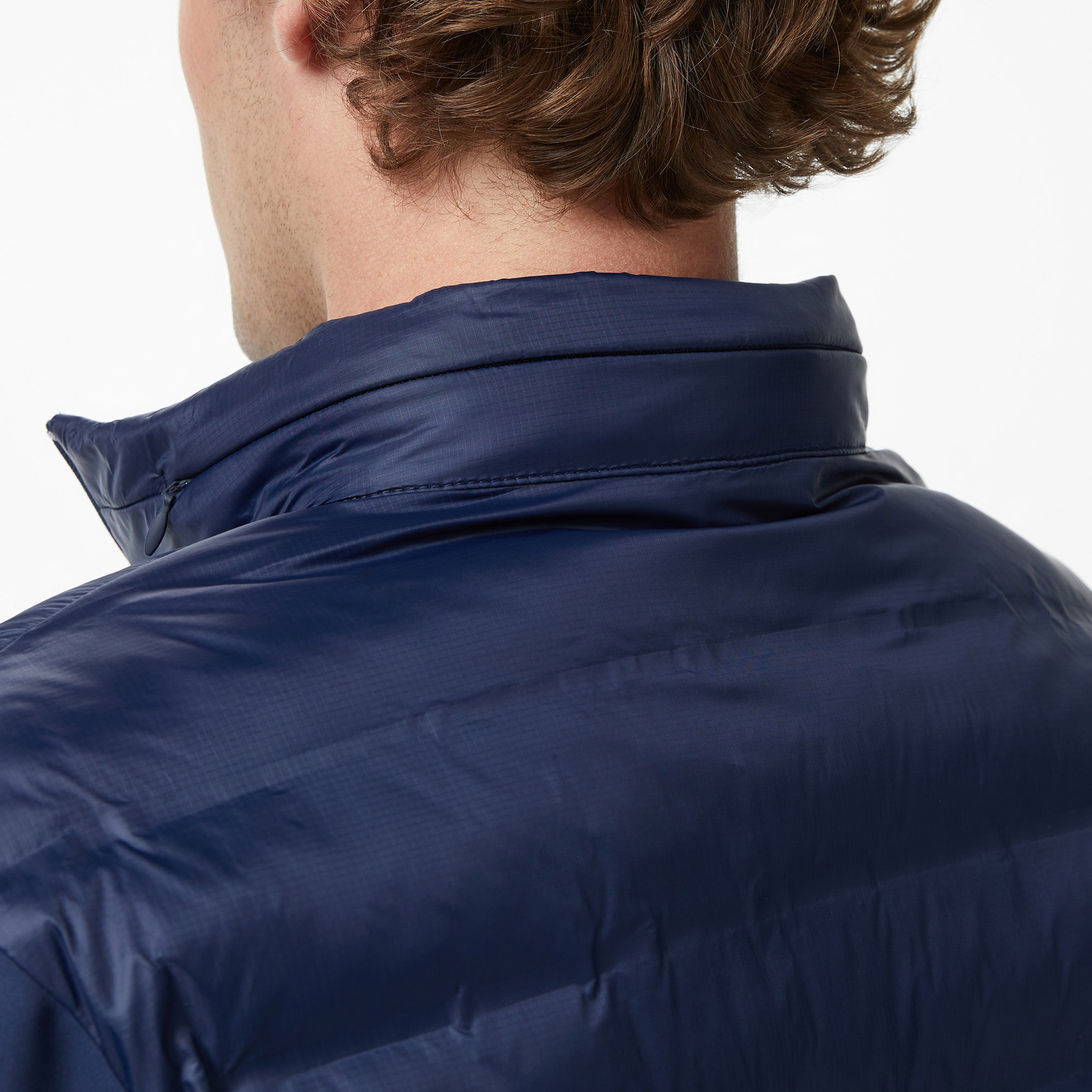 Erkek Regular Fit Kapüşonlu Lacivert Mont