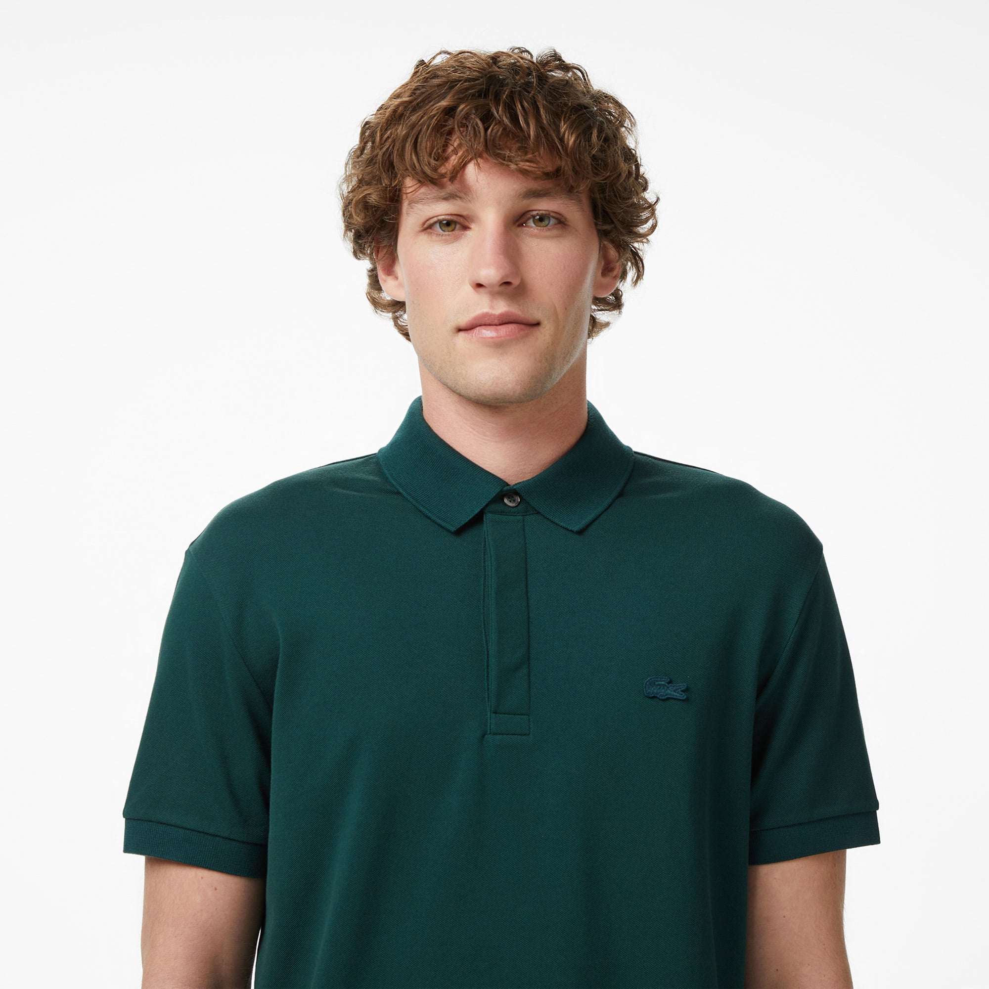 Lacoste Erkek Regular Fit Yeşil Paris Polo görsel 2