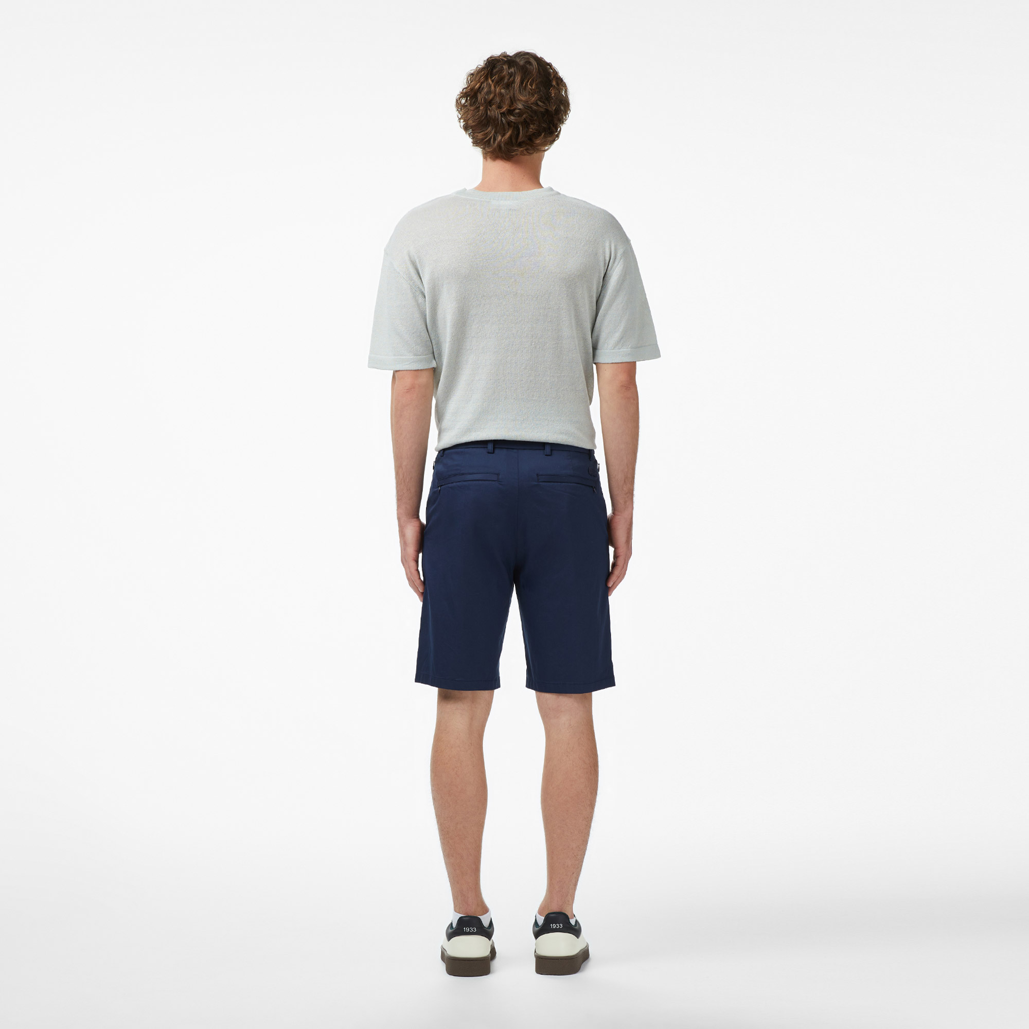 Lacoste Erkek Regular Fit Lacivert Bermuda Şort görsel 5