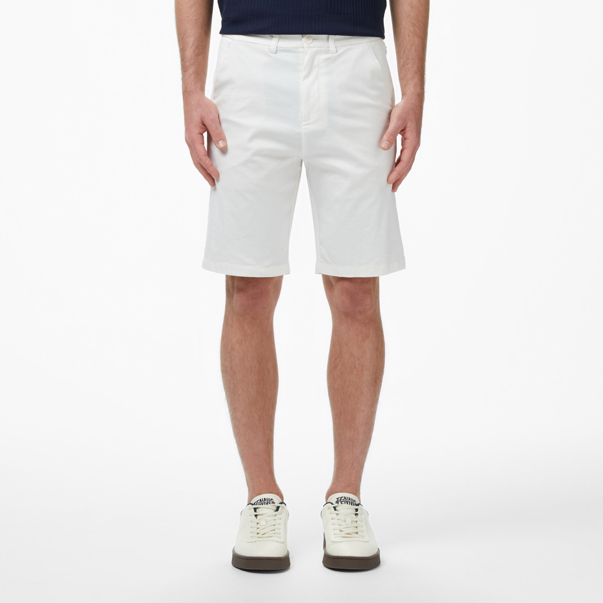 Lacoste Erkek Regular Fit Beyaz Bermuda Şort görsel 2