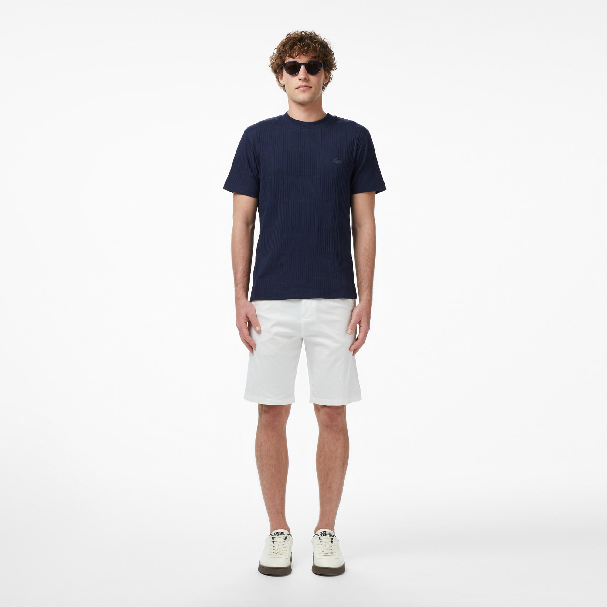 Lacoste Erkek Regular Fit Beyaz Bermuda Şort