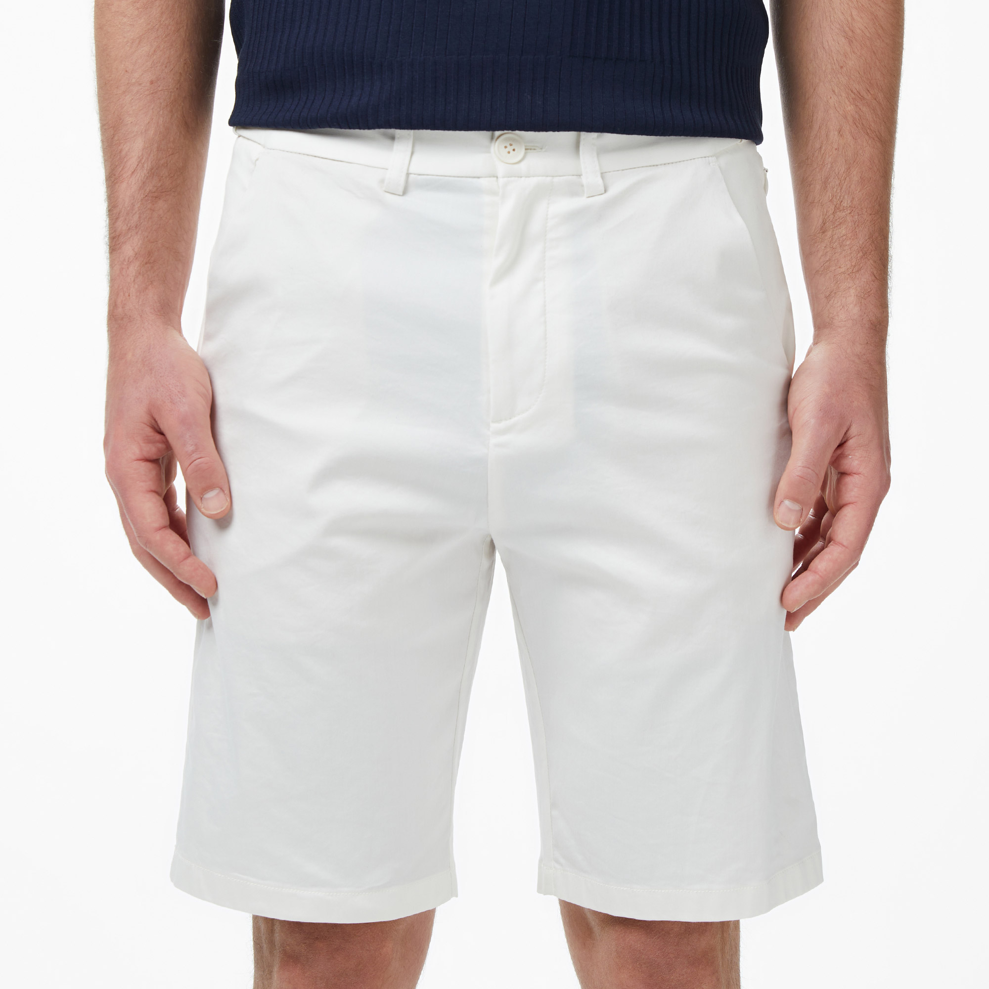 Lacoste Erkek Regular Fit Beyaz Bermuda Şort görsel 6