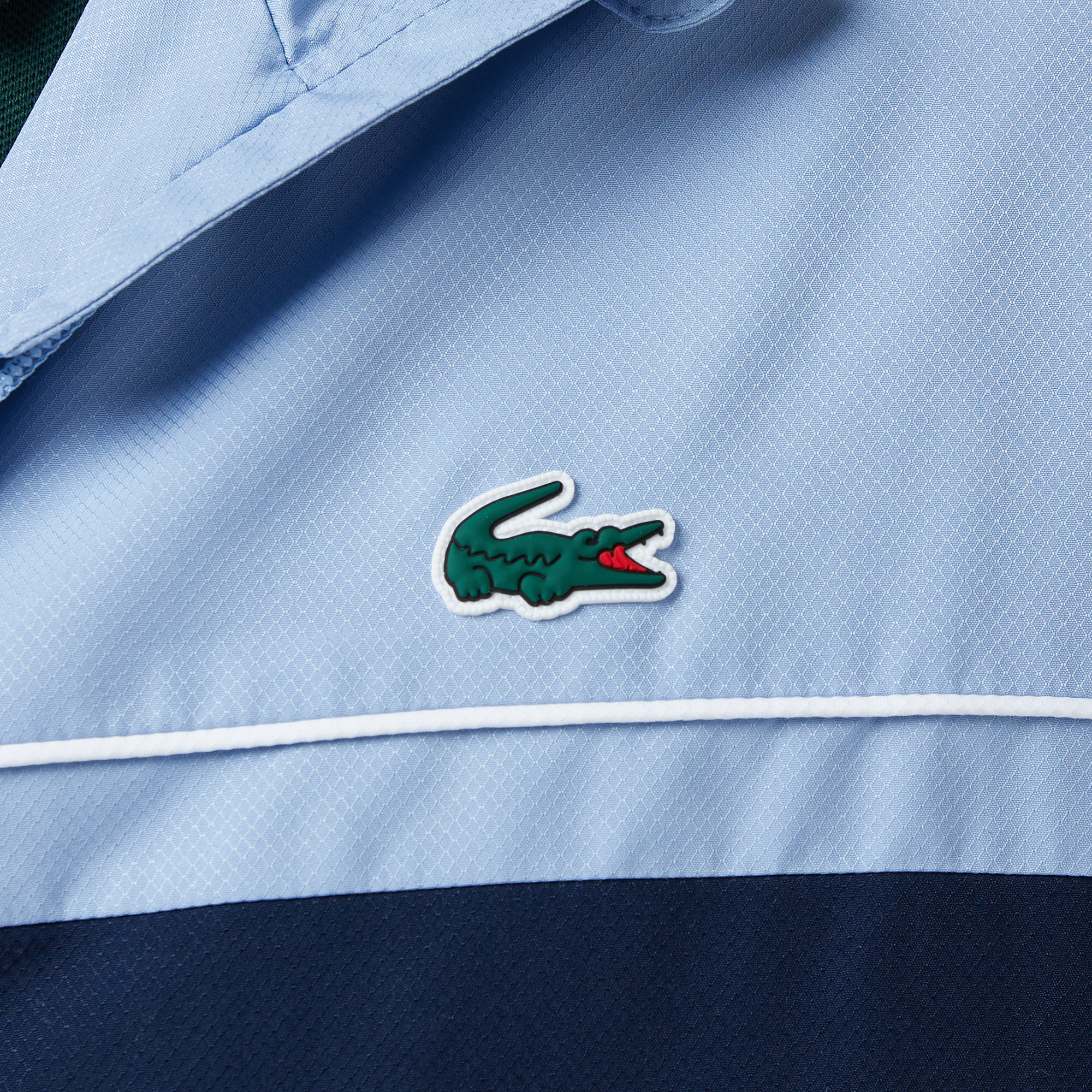 Lacoste Erkek Regular Fit Kapüşonlu Renk Bloklu Mavi Eşofman Takımı görsel 5