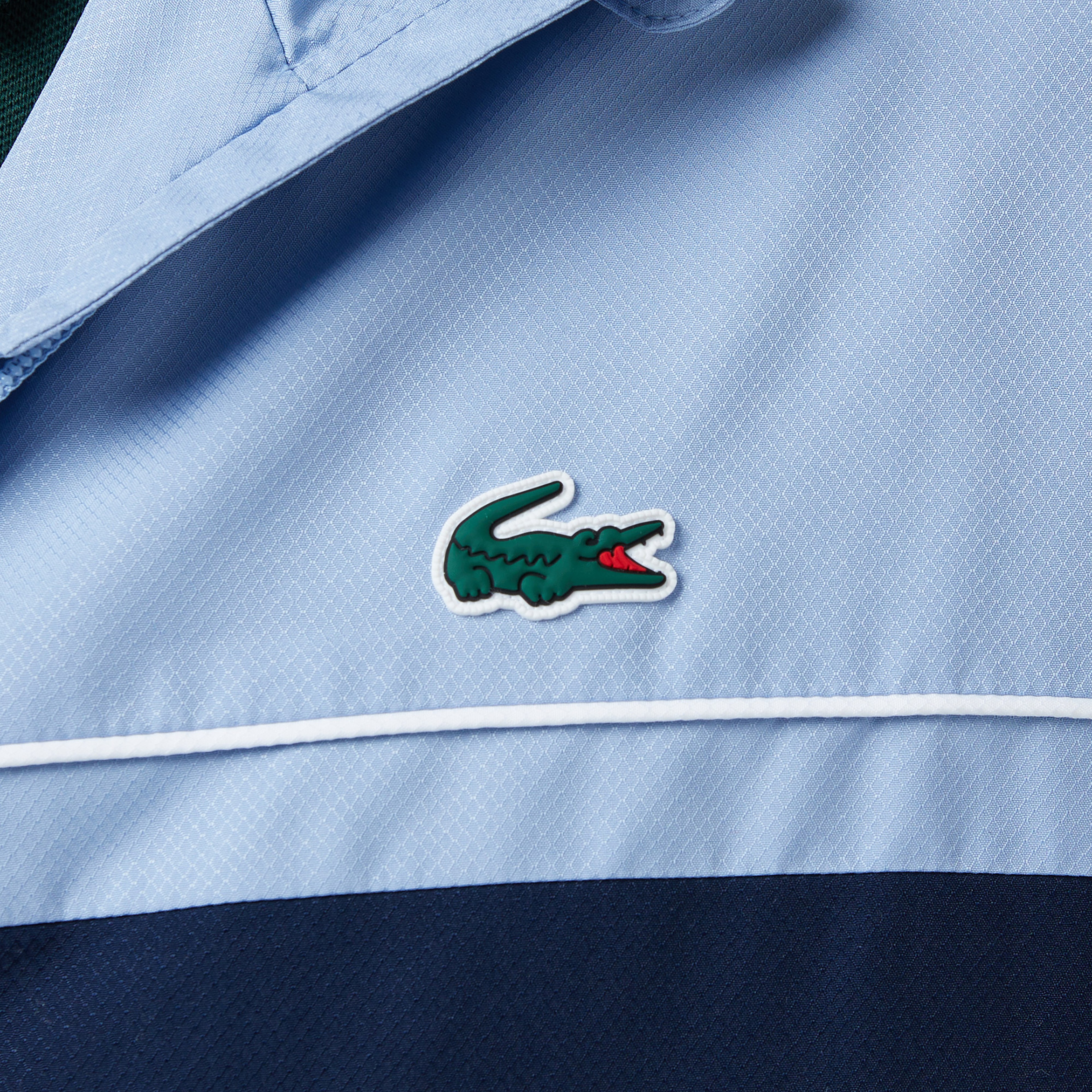 Erkek Regular Fit Kapüşonlu Renk Bloklu Mavi Eşofman Takımı