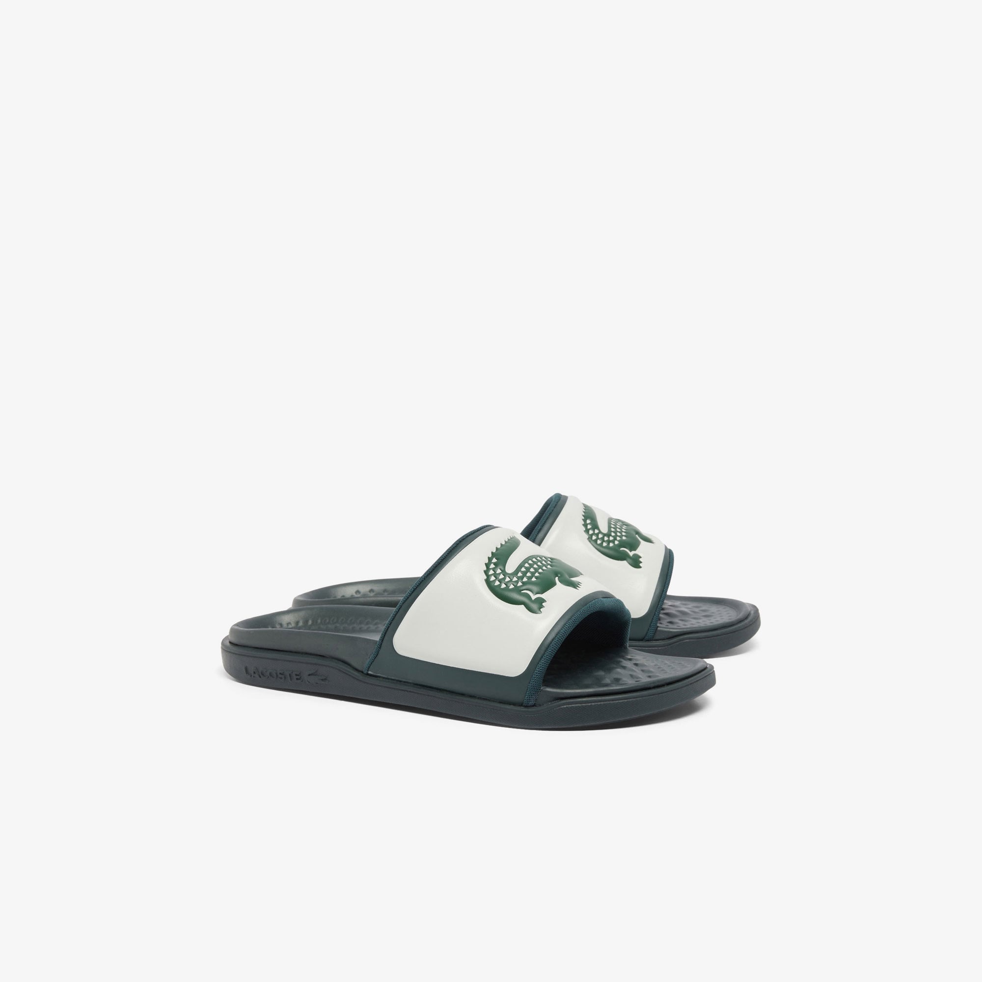 Lacoste Yeşil Lacoste Serve Slide Dual Erkek Terlik