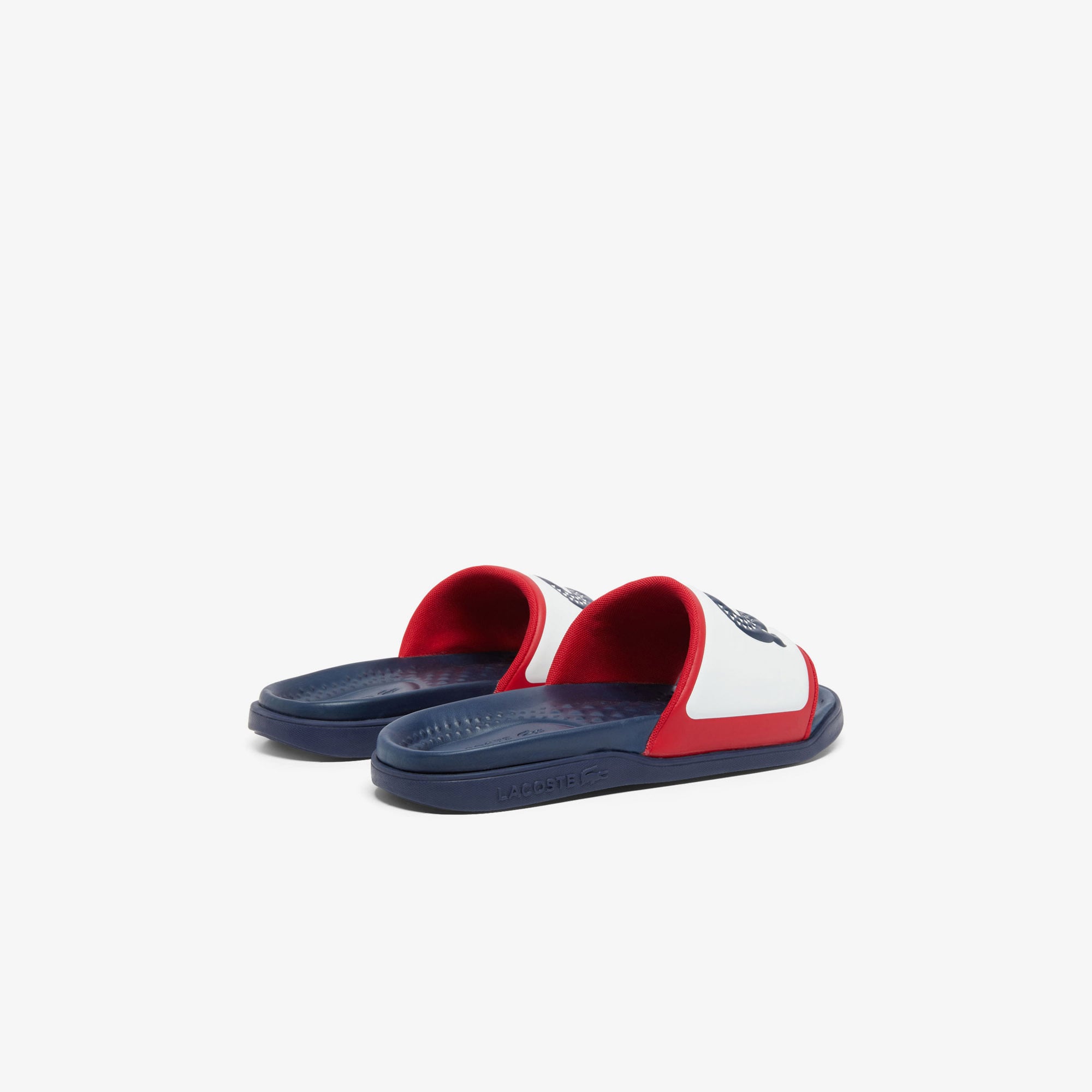 Lacoste Serve Slide Dual Erkek Lacivert Terlik görsel 3