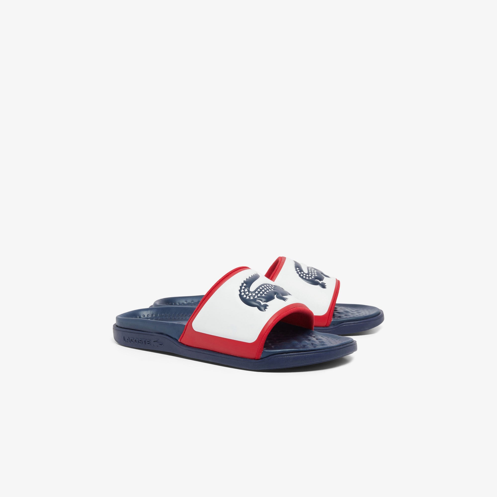 Lacoste Serve Slide Dual Erkek Lacivert Terlik görsel 2