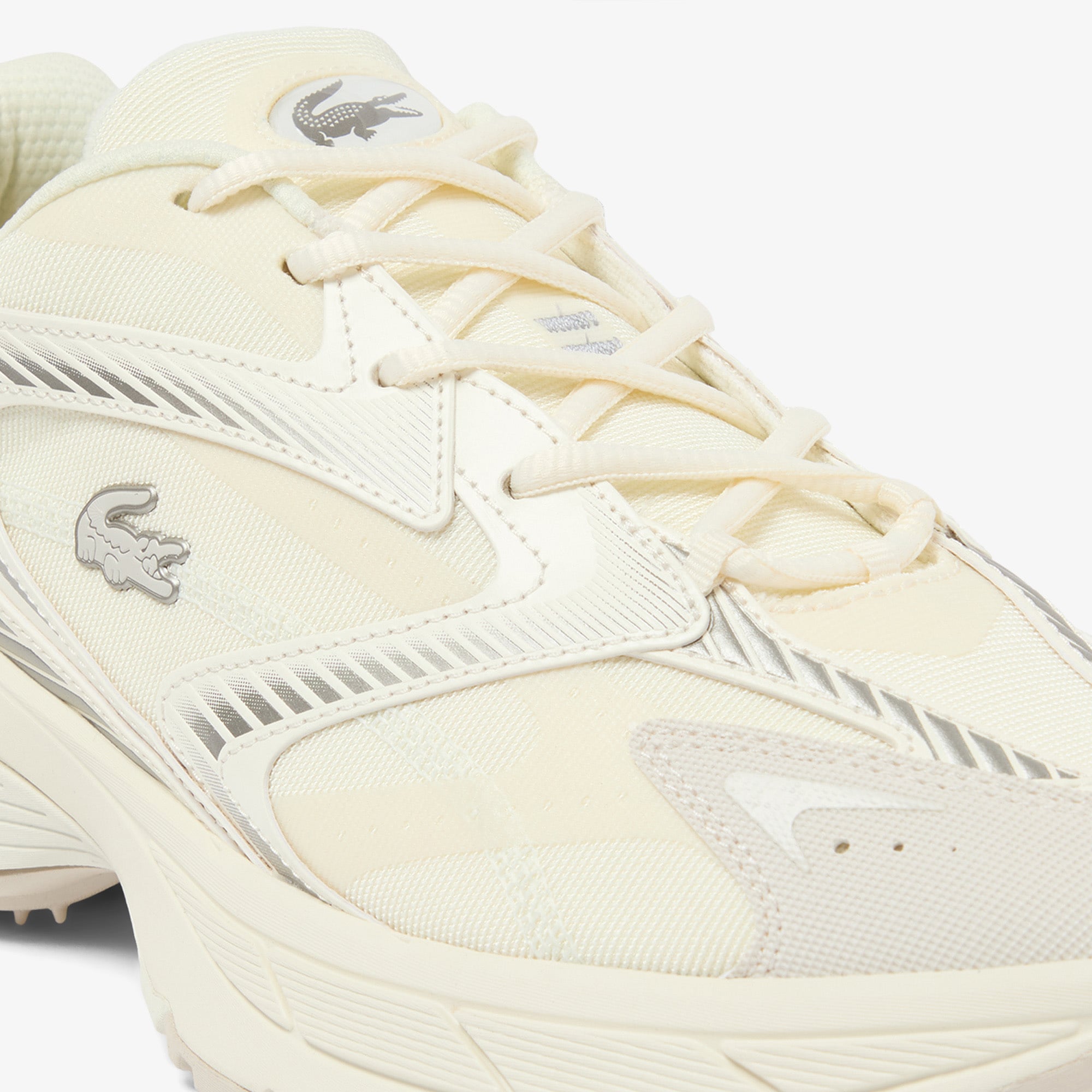 Lacoste L003 Neo Shot Kadın Krem Sneaker görsel 6