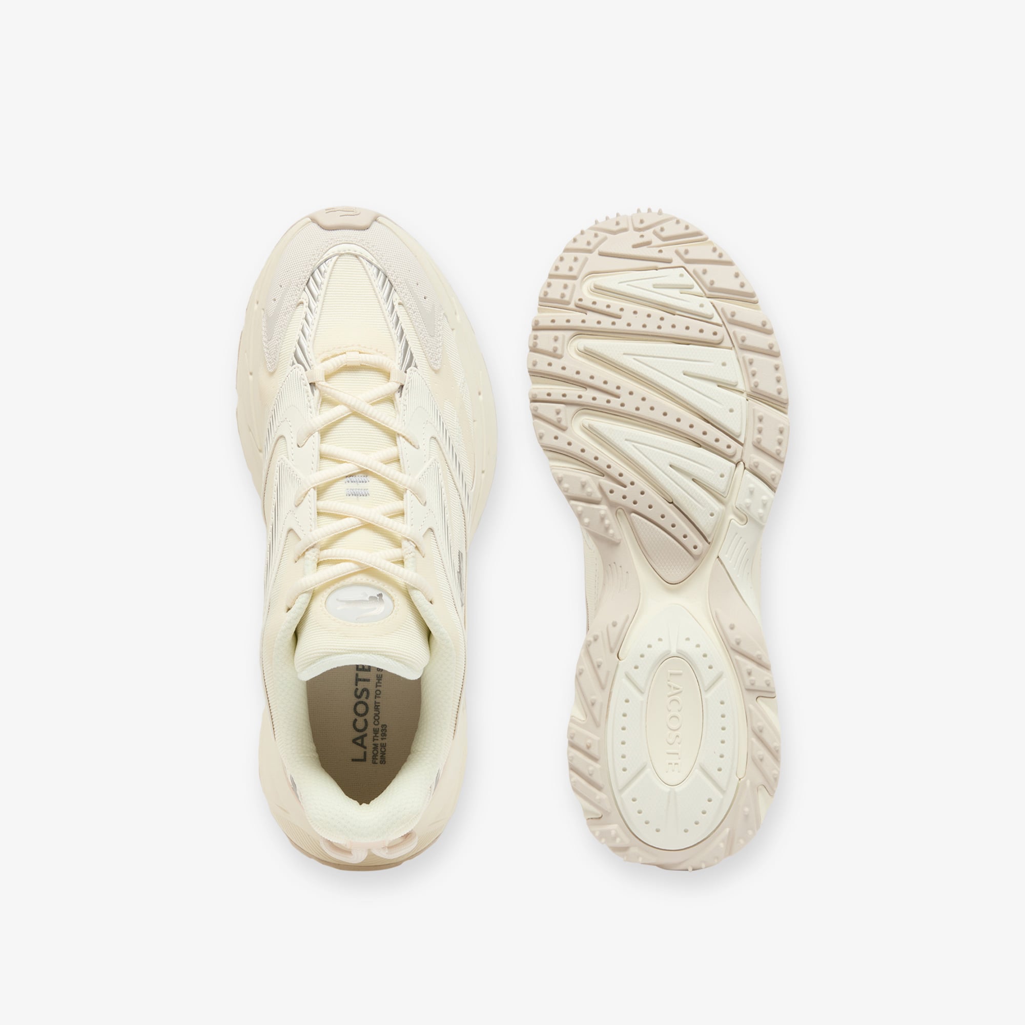 Lacoste L003 Neo Shot Kadın Krem Sneaker görsel 4