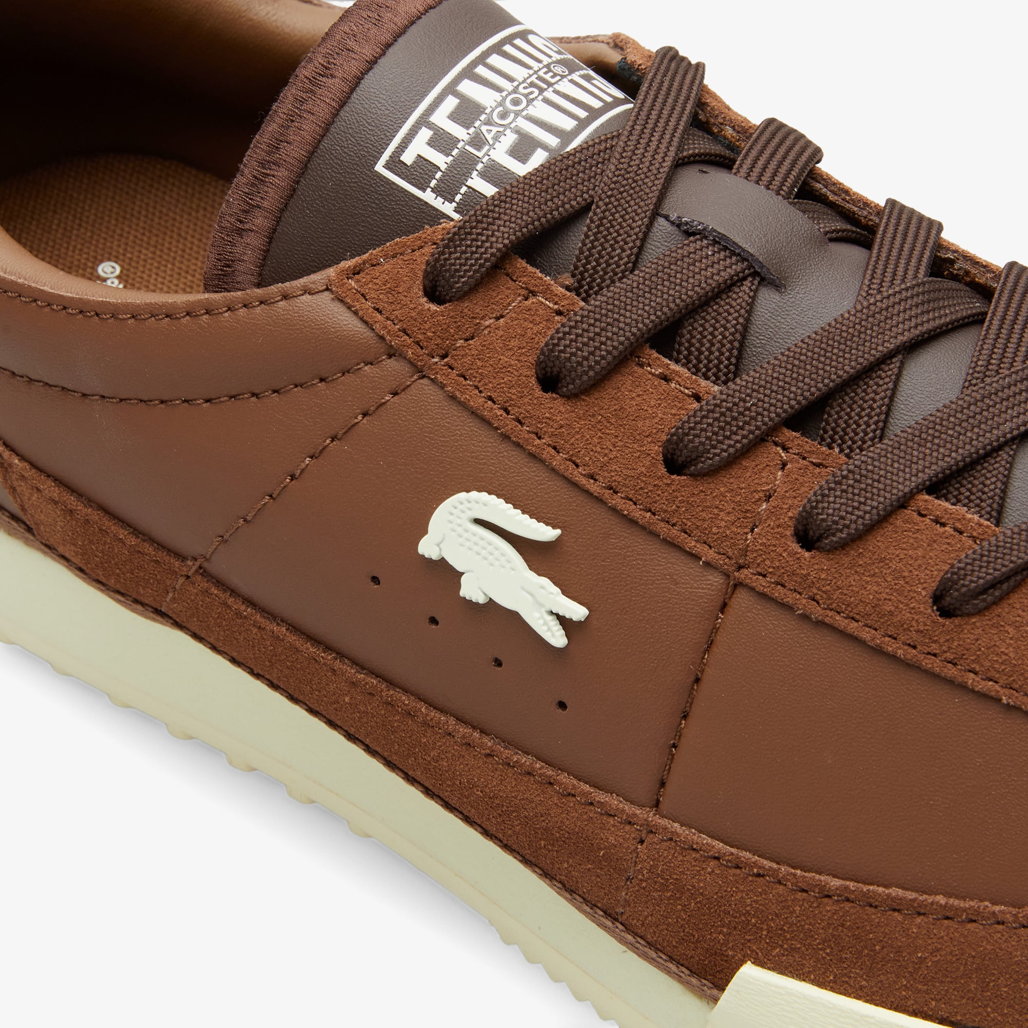 Lacoste Aura Erkek Koyu Kahverengi Sneaker görsel 6