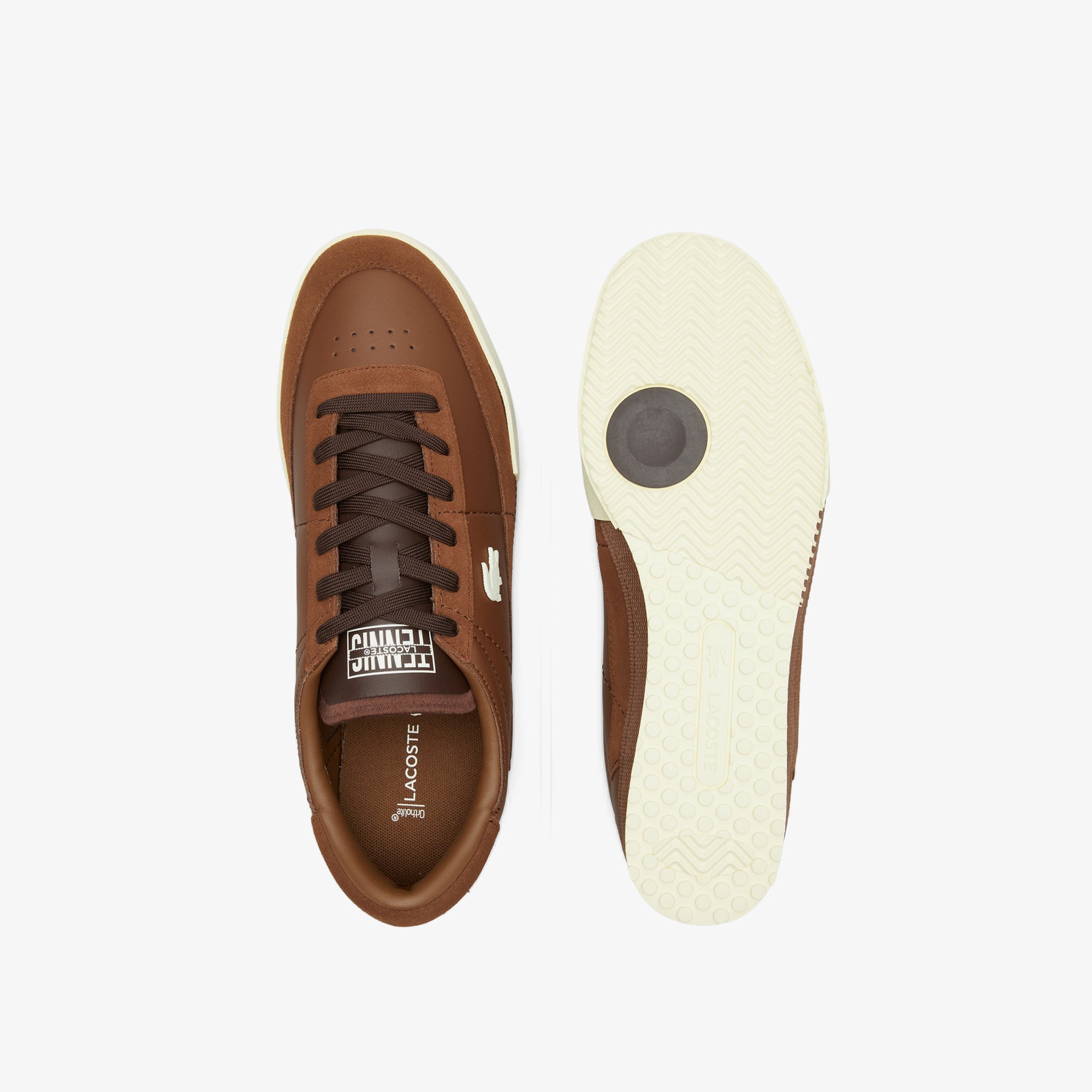 Lacoste Aura Erkek Koyu Kahverengi Sneaker görsel 4