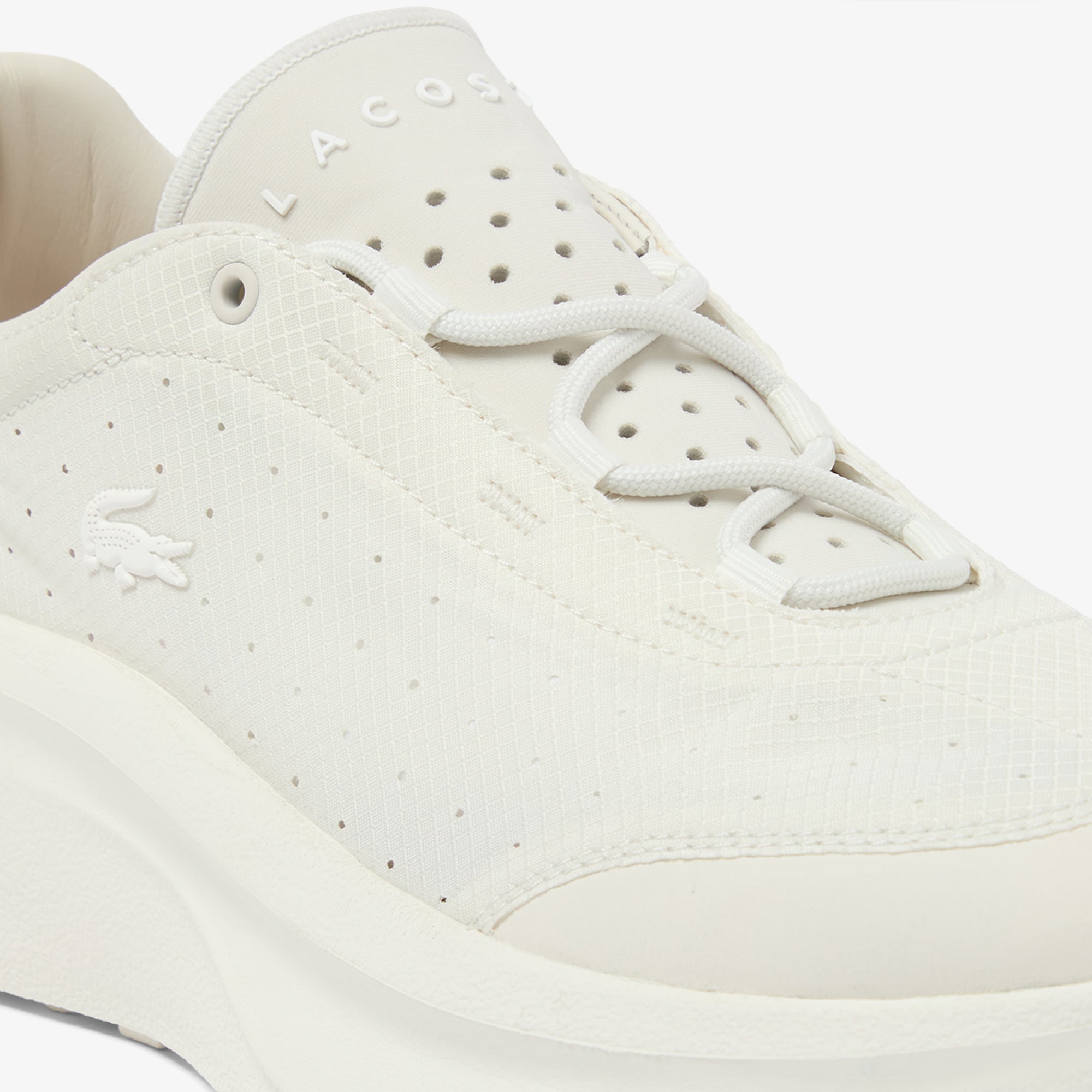 Lacoste Neo Run Active Erkek Krem Sneaker görsel 5
