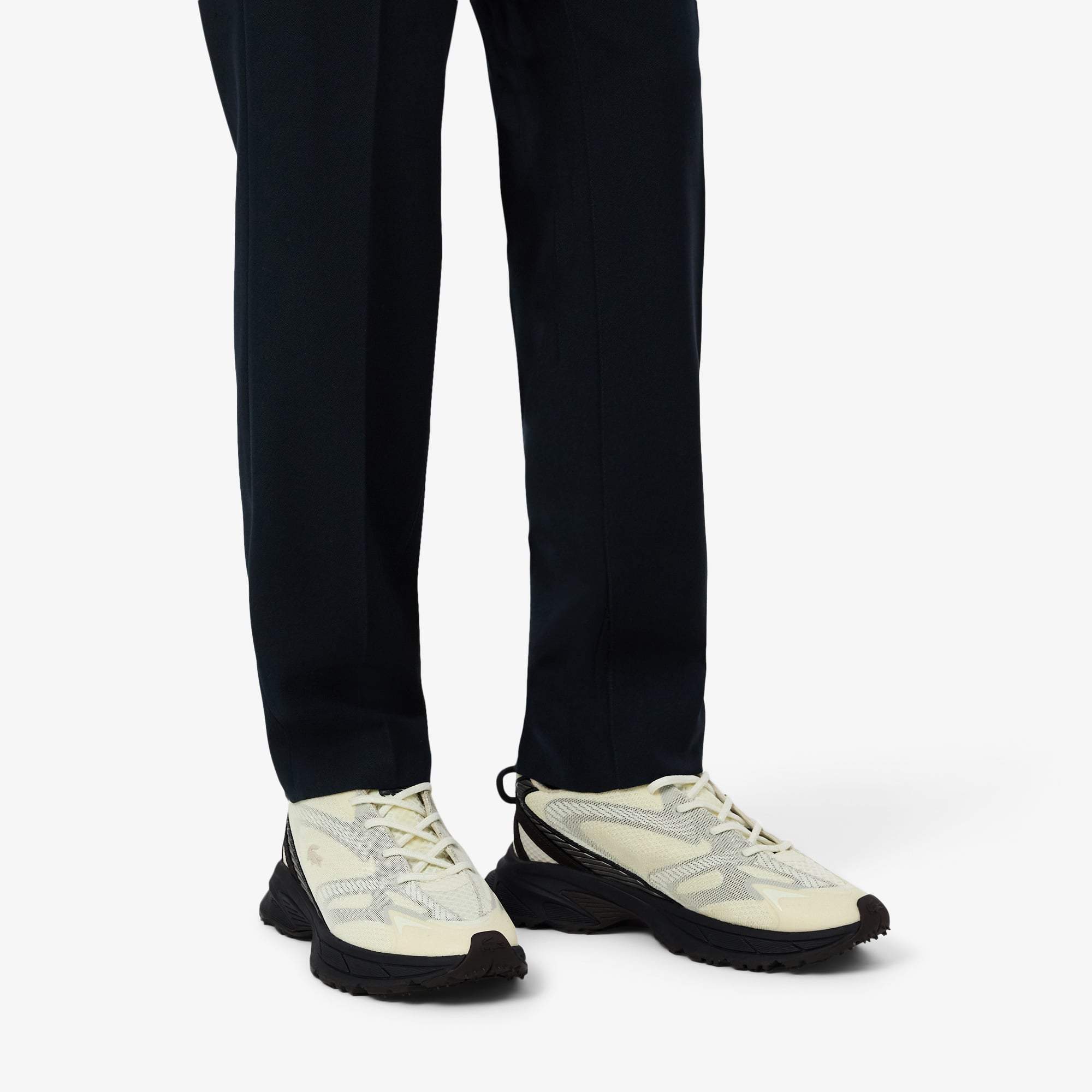 Lacoste L003 Neo Shot Erkek Krem Sneaker görsel 6