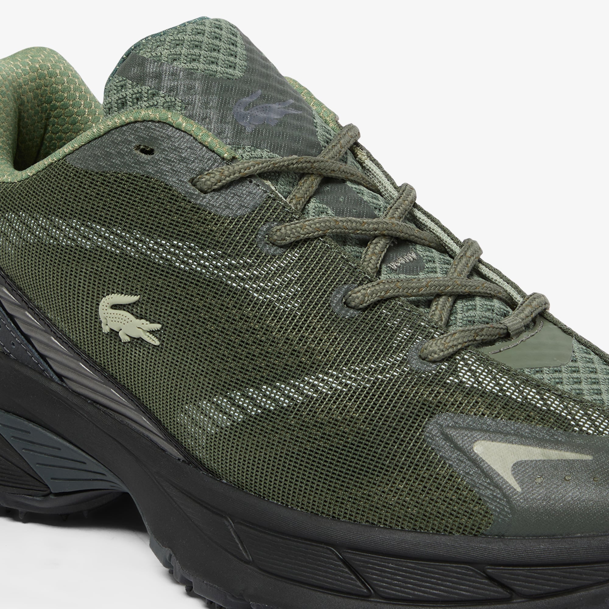 Lacoste L003 Neo Shot Erkek Haki Sneaker görsel 8
