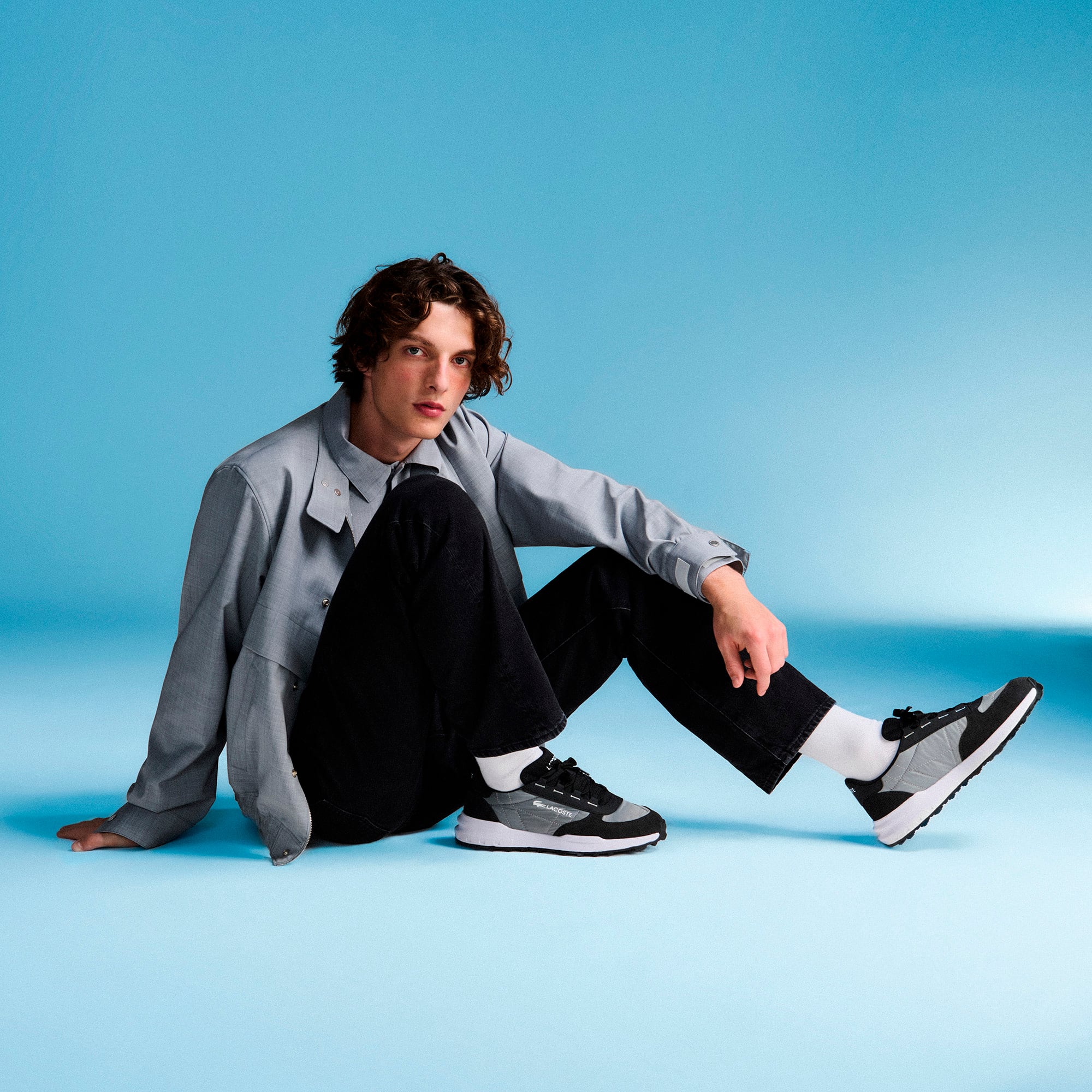Lacoste Elite Active Evo Erkek Siyah Sneaker görsel 7