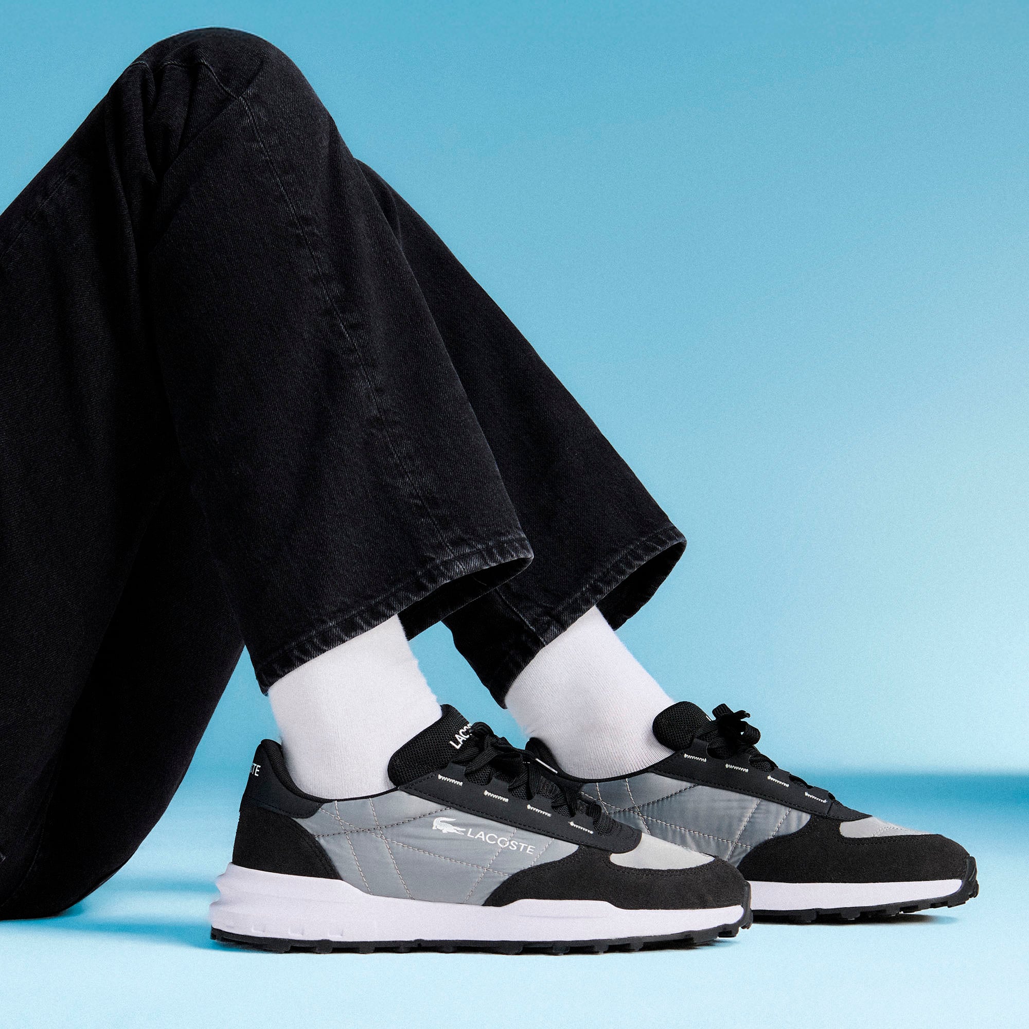 Lacoste Elite Active Evo Erkek Siyah Sneaker görsel 8