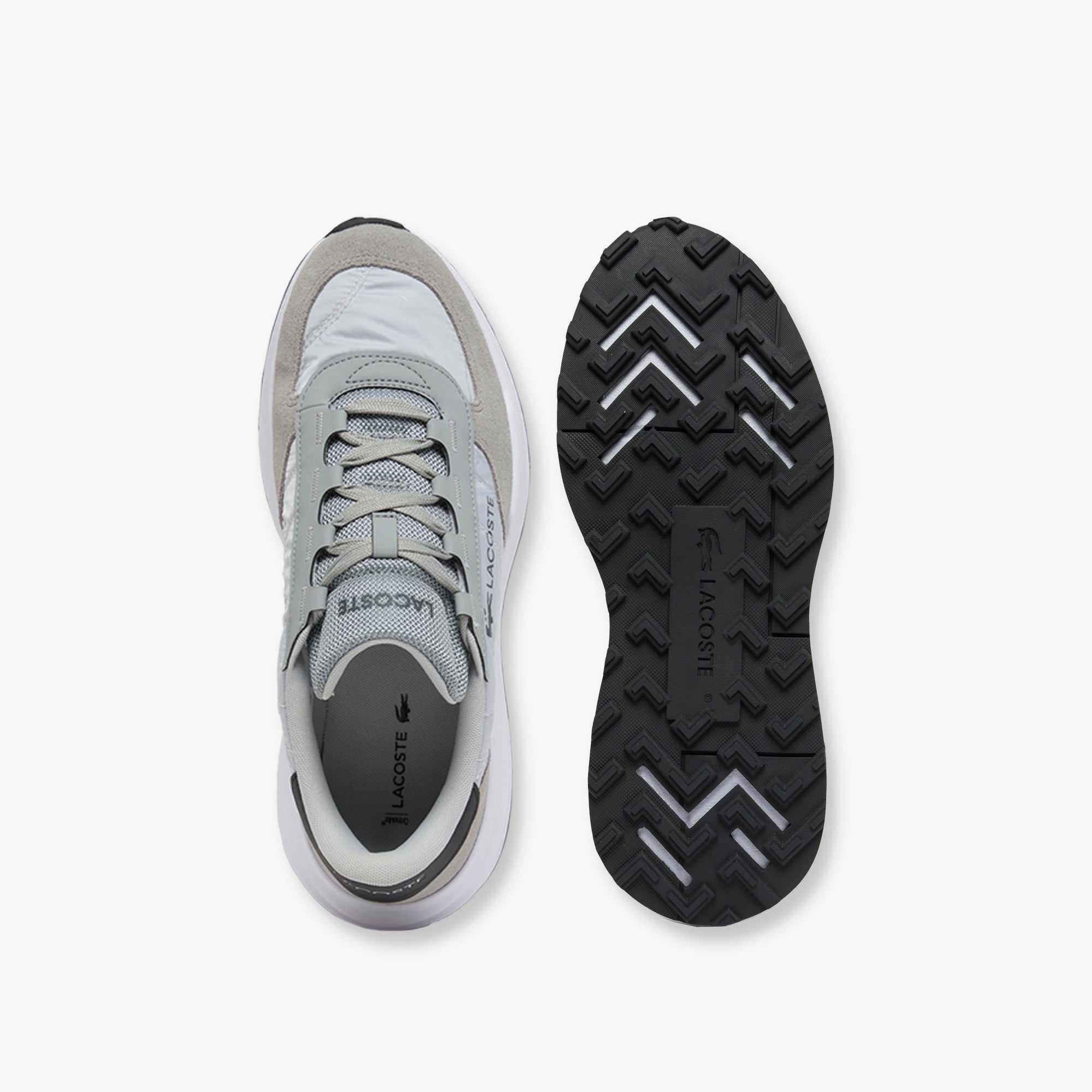 Lacoste Elite Active Evo Erkek Gri Sneaker görsel 5